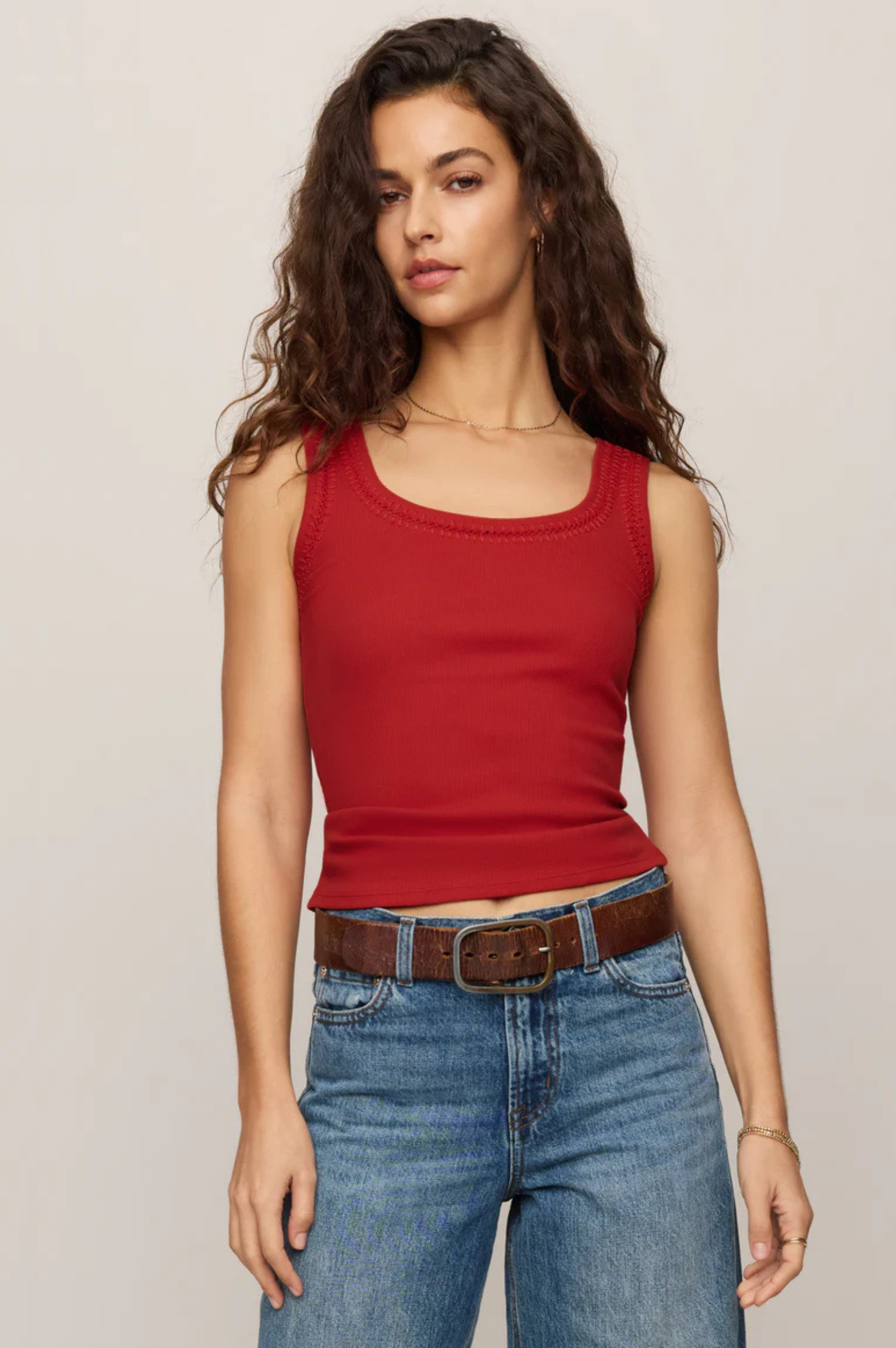 Larkin Whipstitch Tank