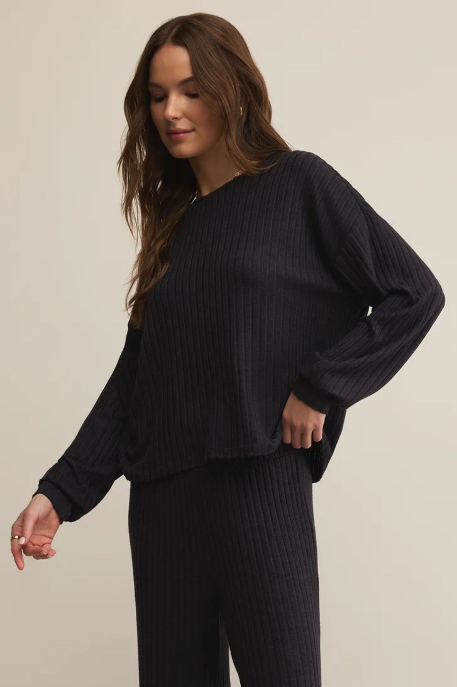 Daydream Rib Long Sleeve Top