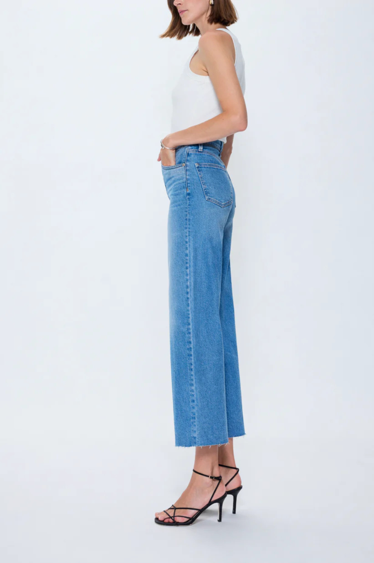 Lana Crop High Rise Ultra Wide Leg - Wild Heart