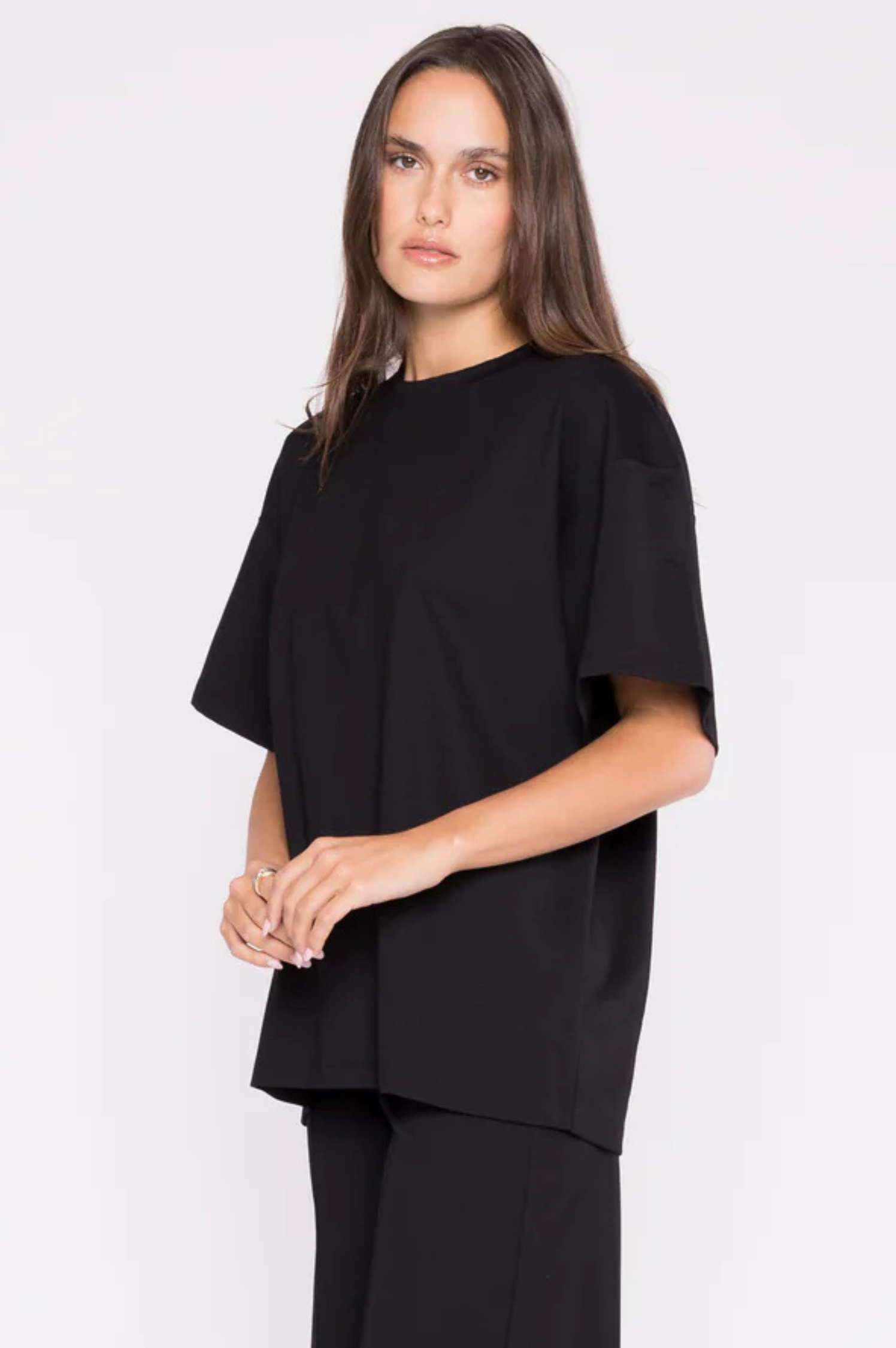 Ponte Knit Big Shirt