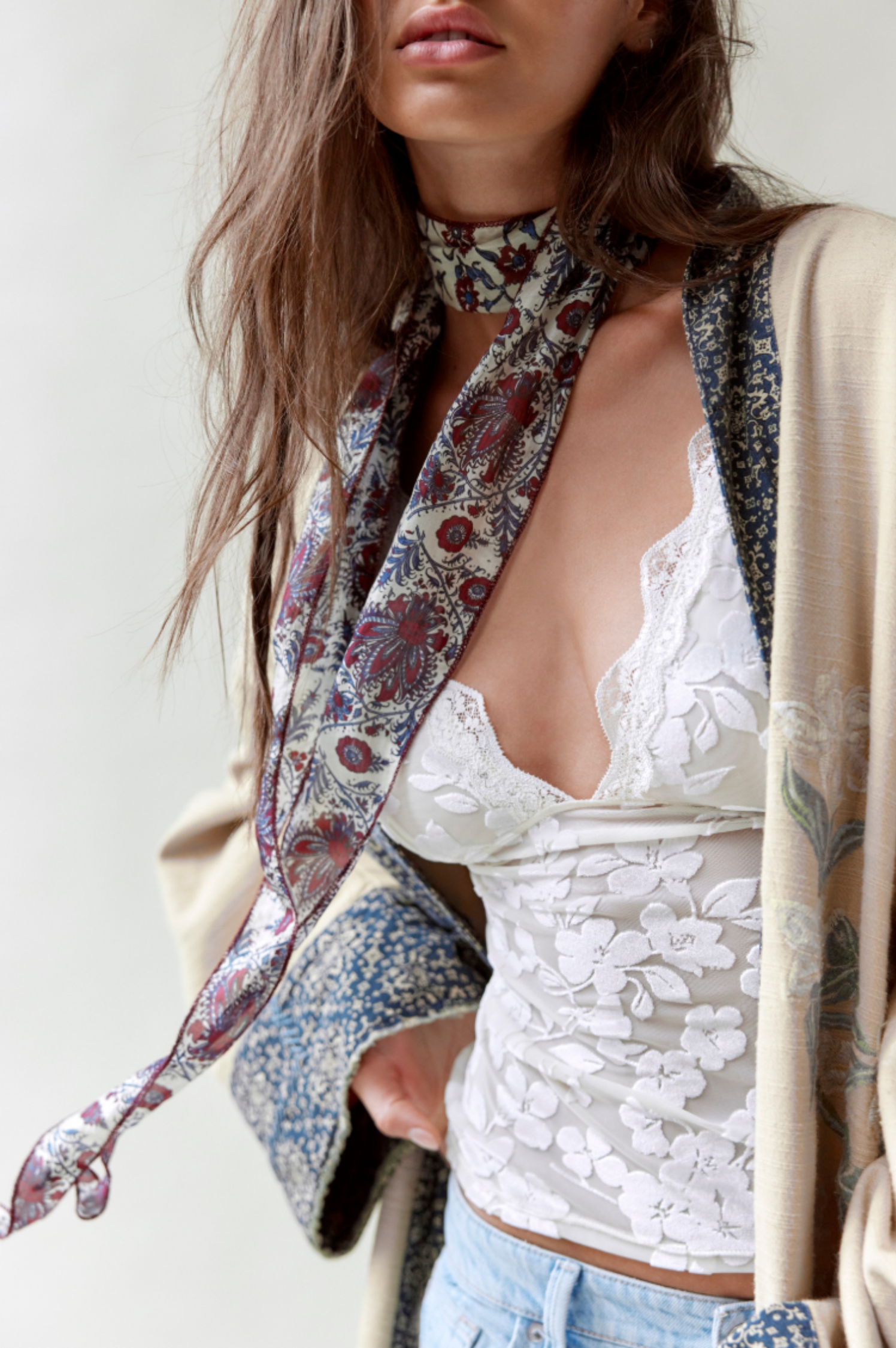 Tilly Skinny Silk Scarf