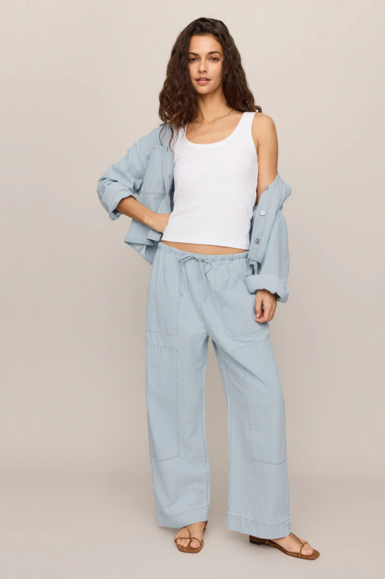 Erin Denim Railroad Jacket