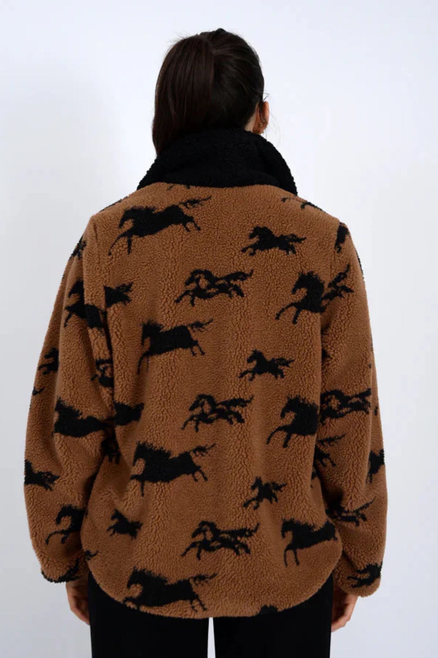 Joline Sherpa Zip Front Jacket