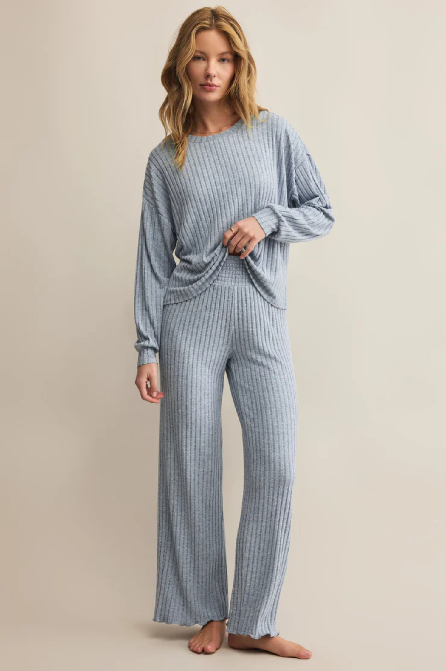 Daydream Rib Long Sleeve Top