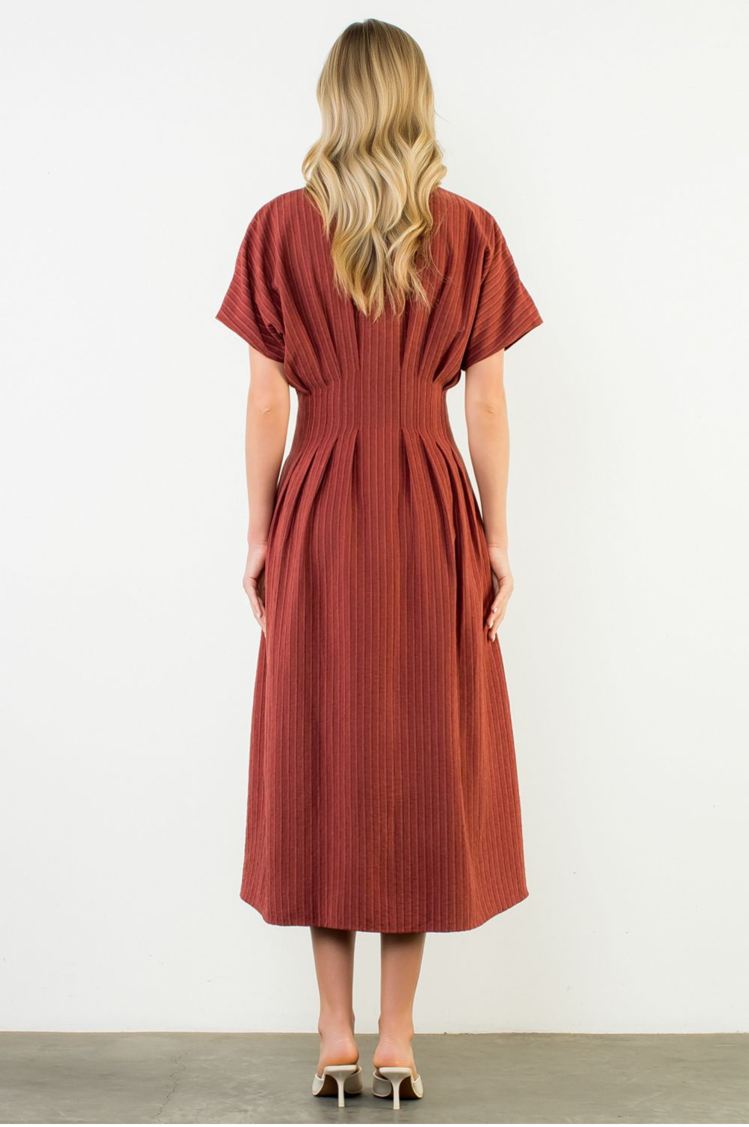 Colleen Button Front Maxi Dress