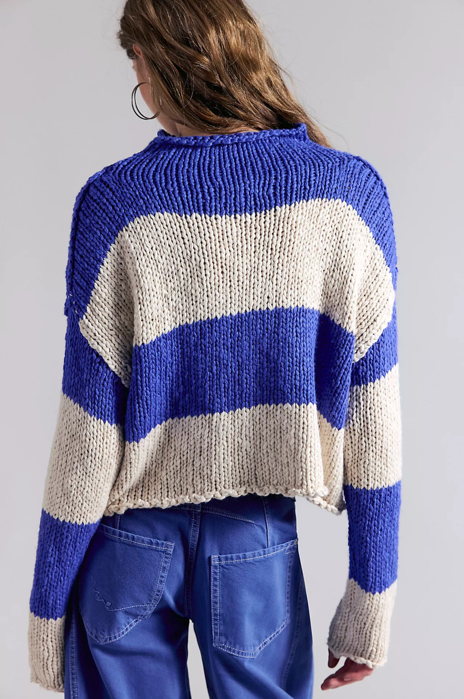 Opal Rollneck Knit Stripe Sweater