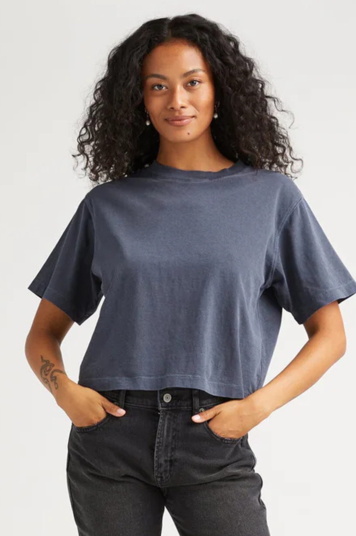 Relaxed Crop Tee