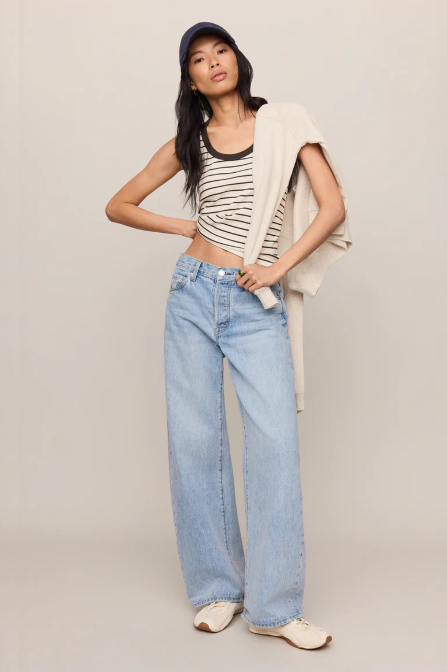 Rowe Striped Scoop Tank