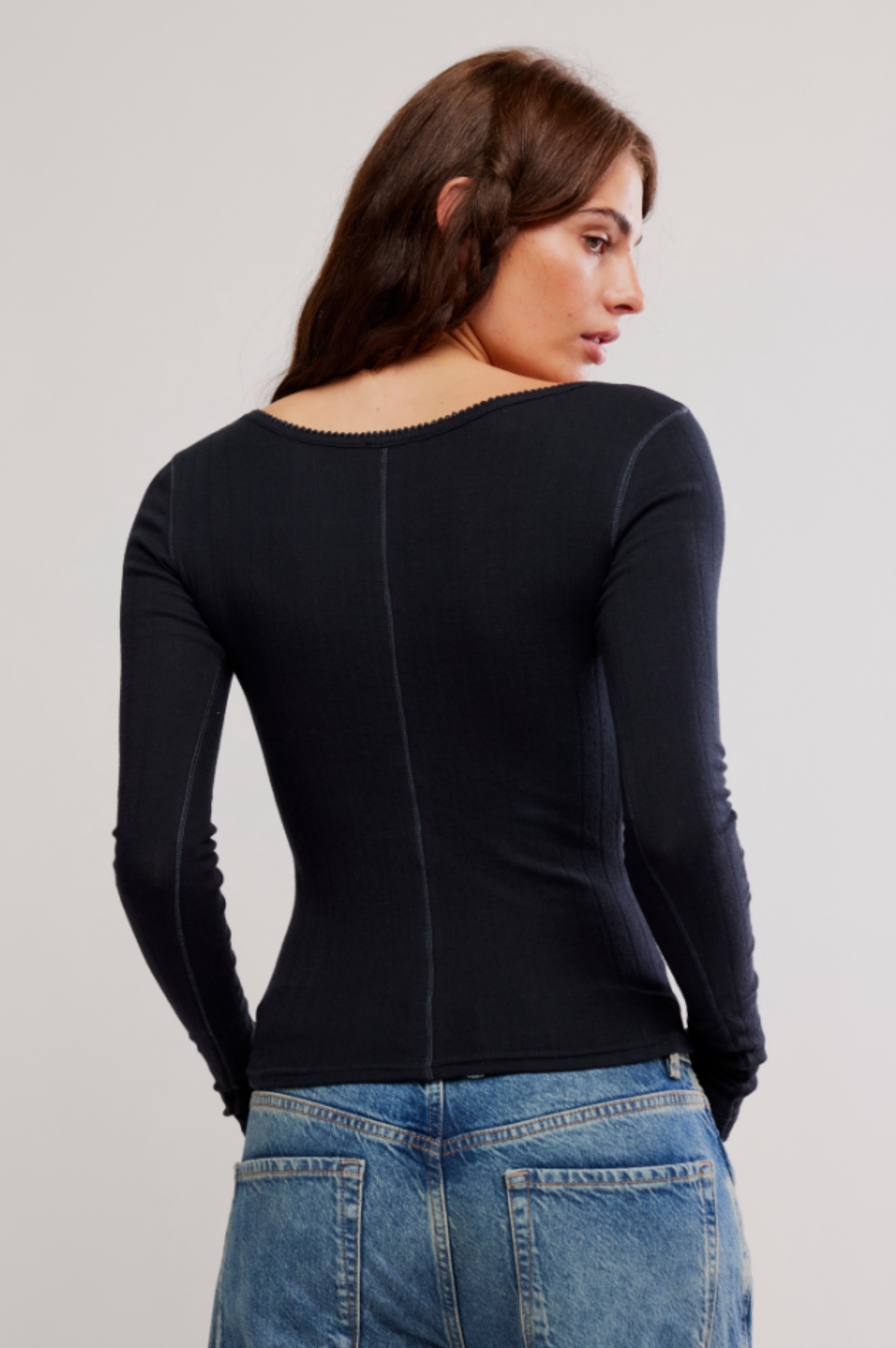 End Game Pointelle Long Sleeve