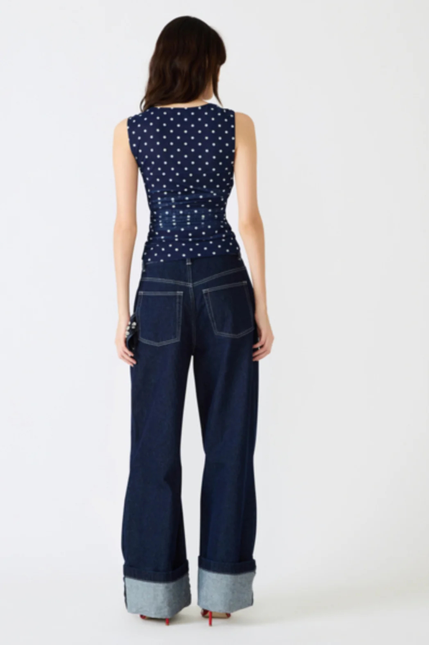 Rorry Polka Dot Knit Top