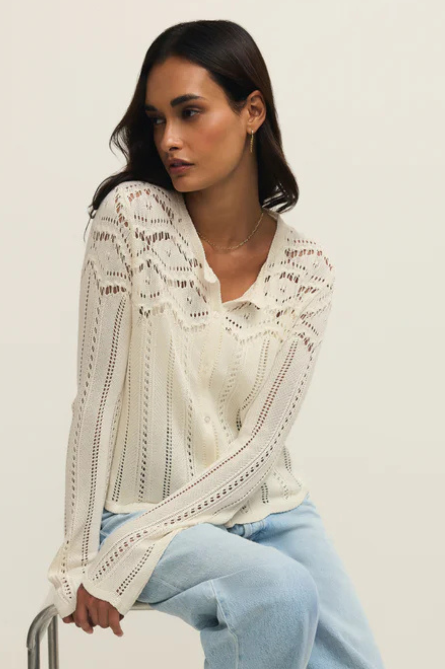 Alycia Crochet Sweater