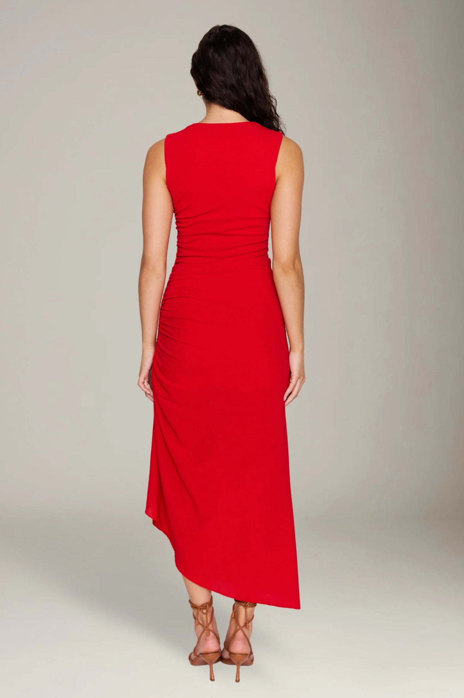 Rosa Drawstring Midi Dress