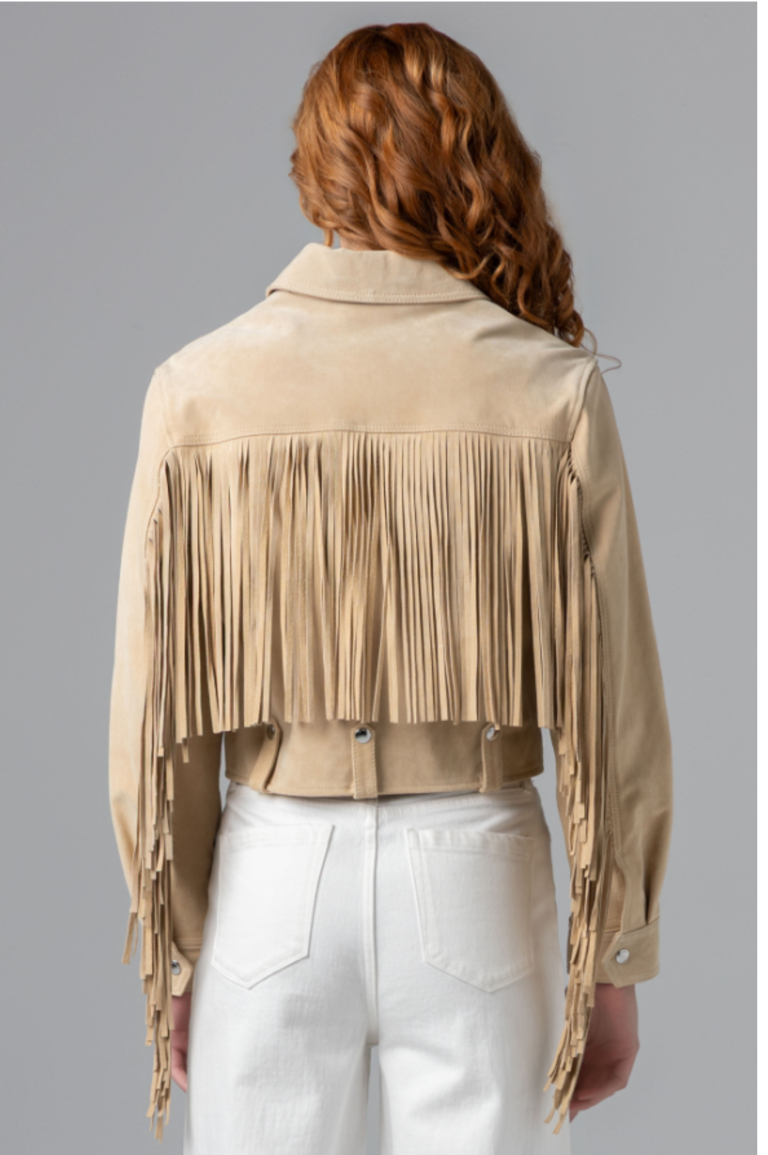 Morning Latte Fringe Jacket