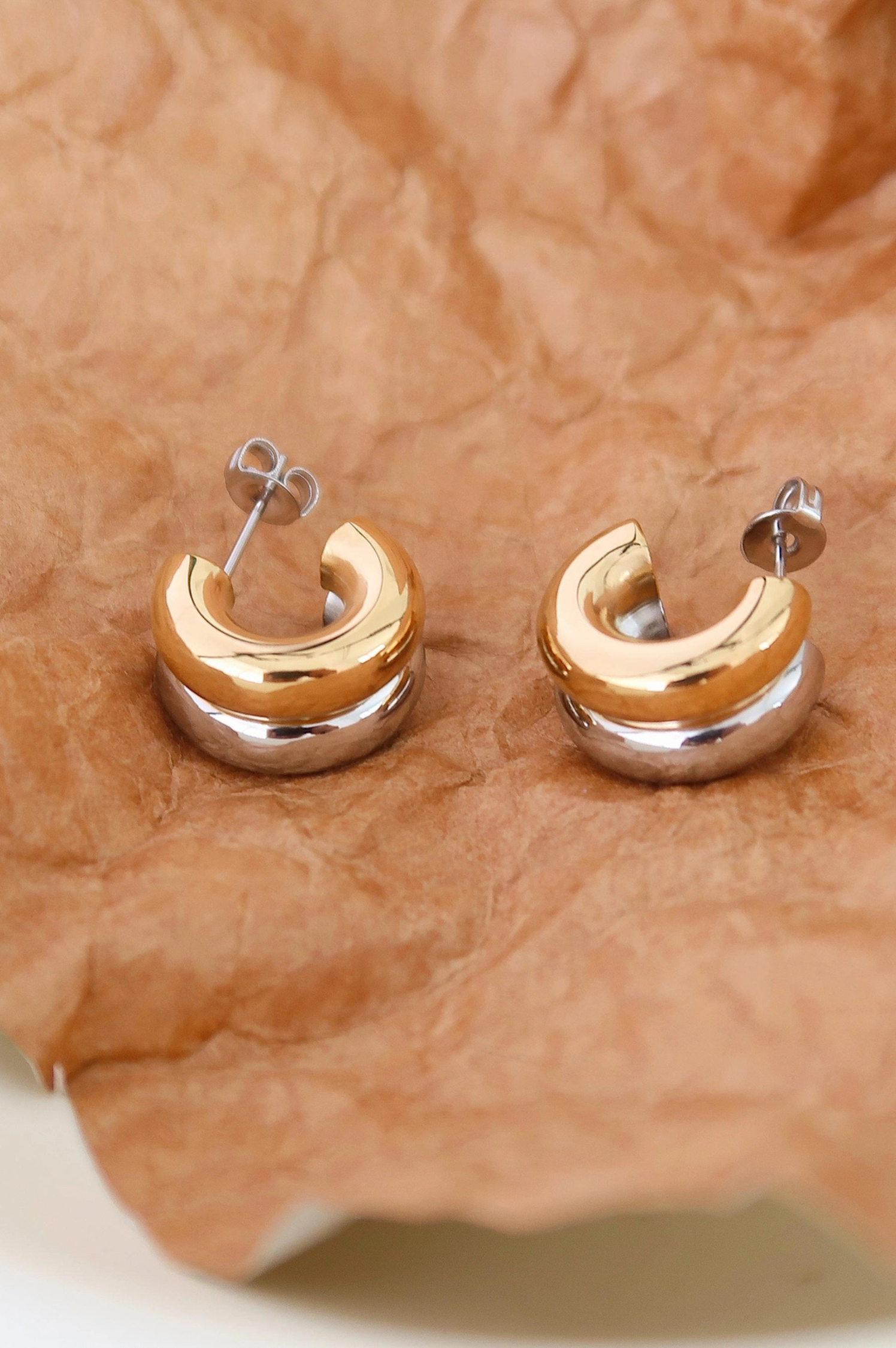 Emma Double Hoop Earring