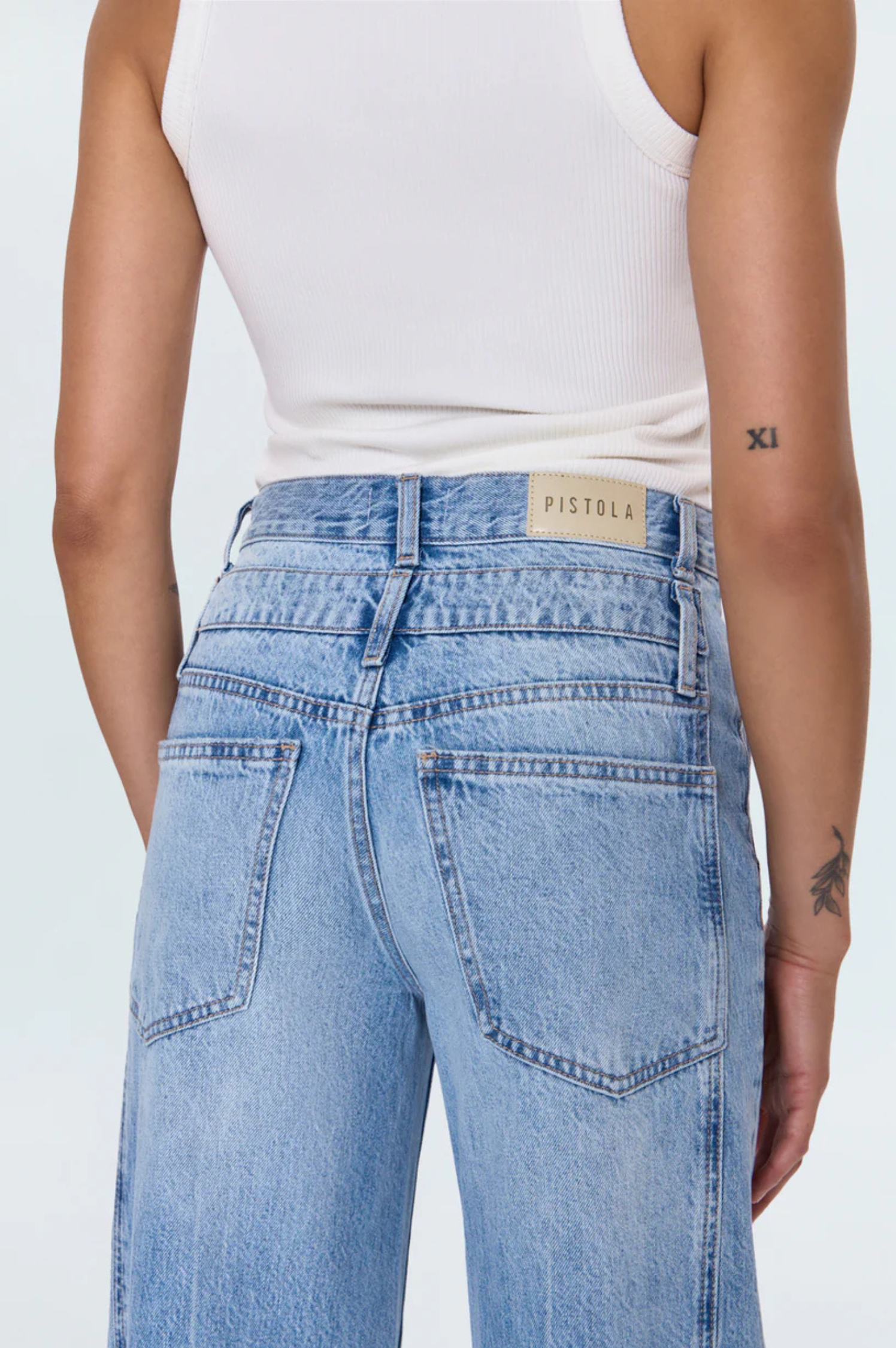 Caleb High Rise Stacked Waist Jean - Era