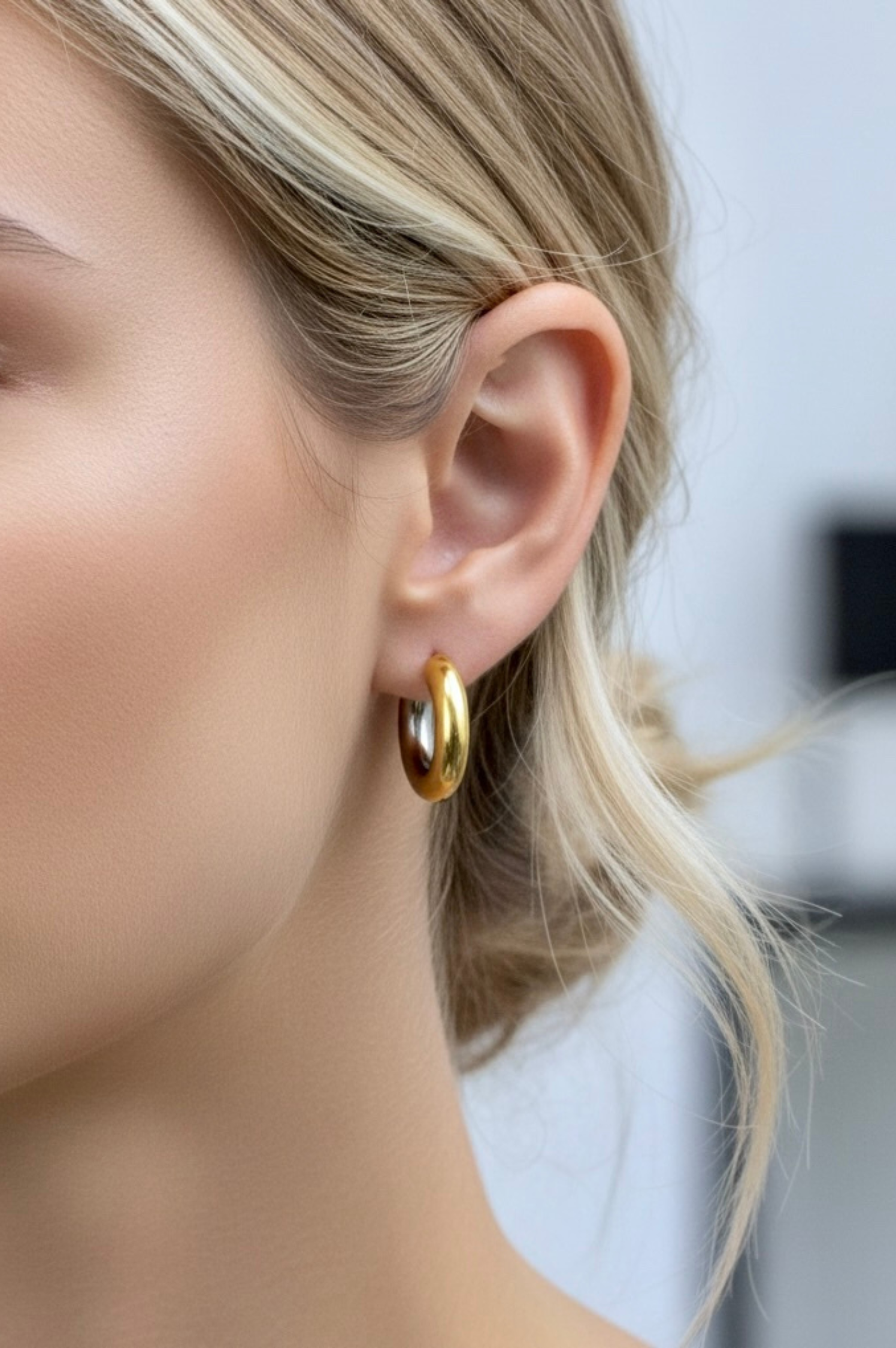 Mixed Up Hoop Earrings