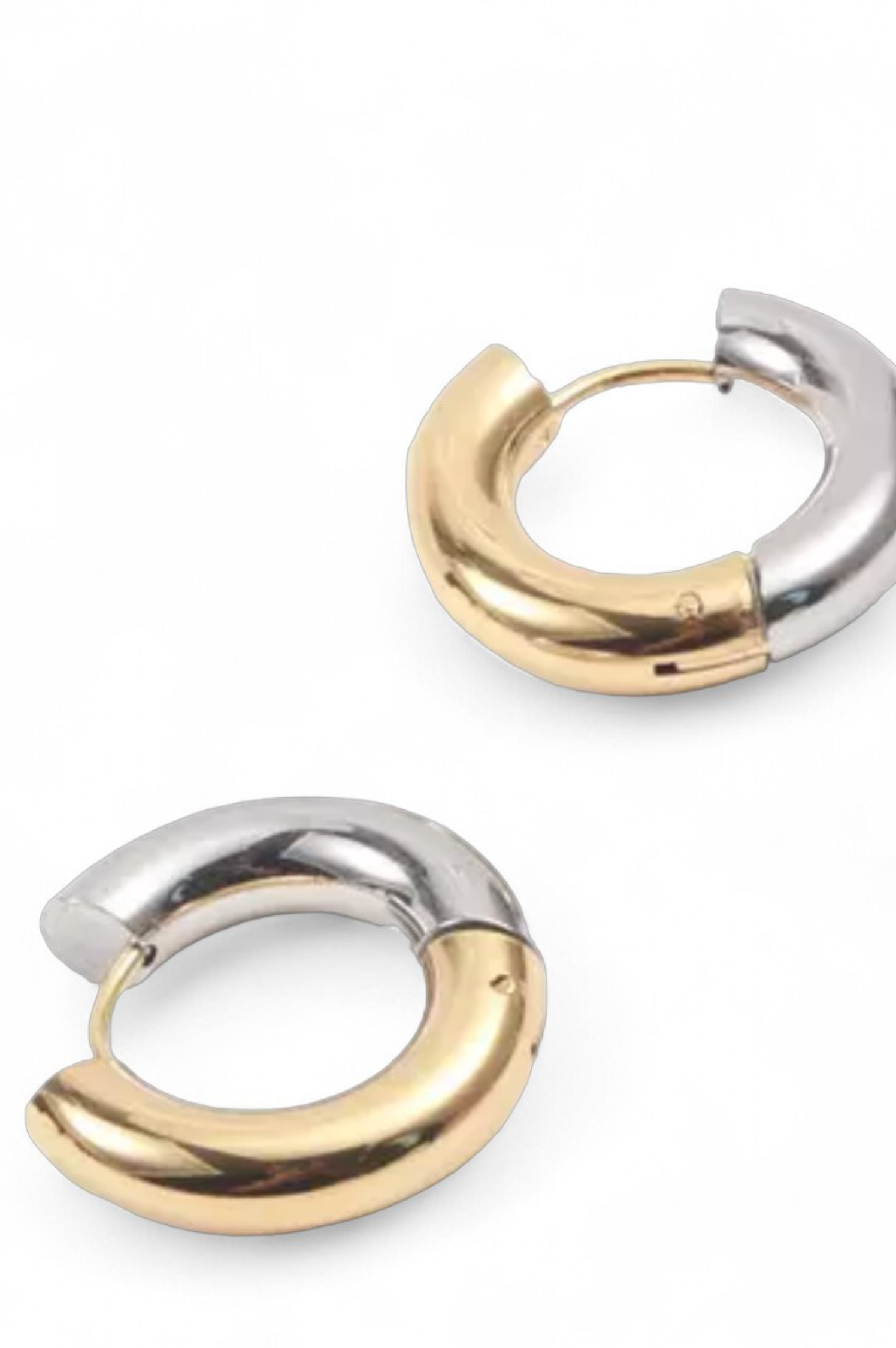 Mixed Up Hoop Earrings