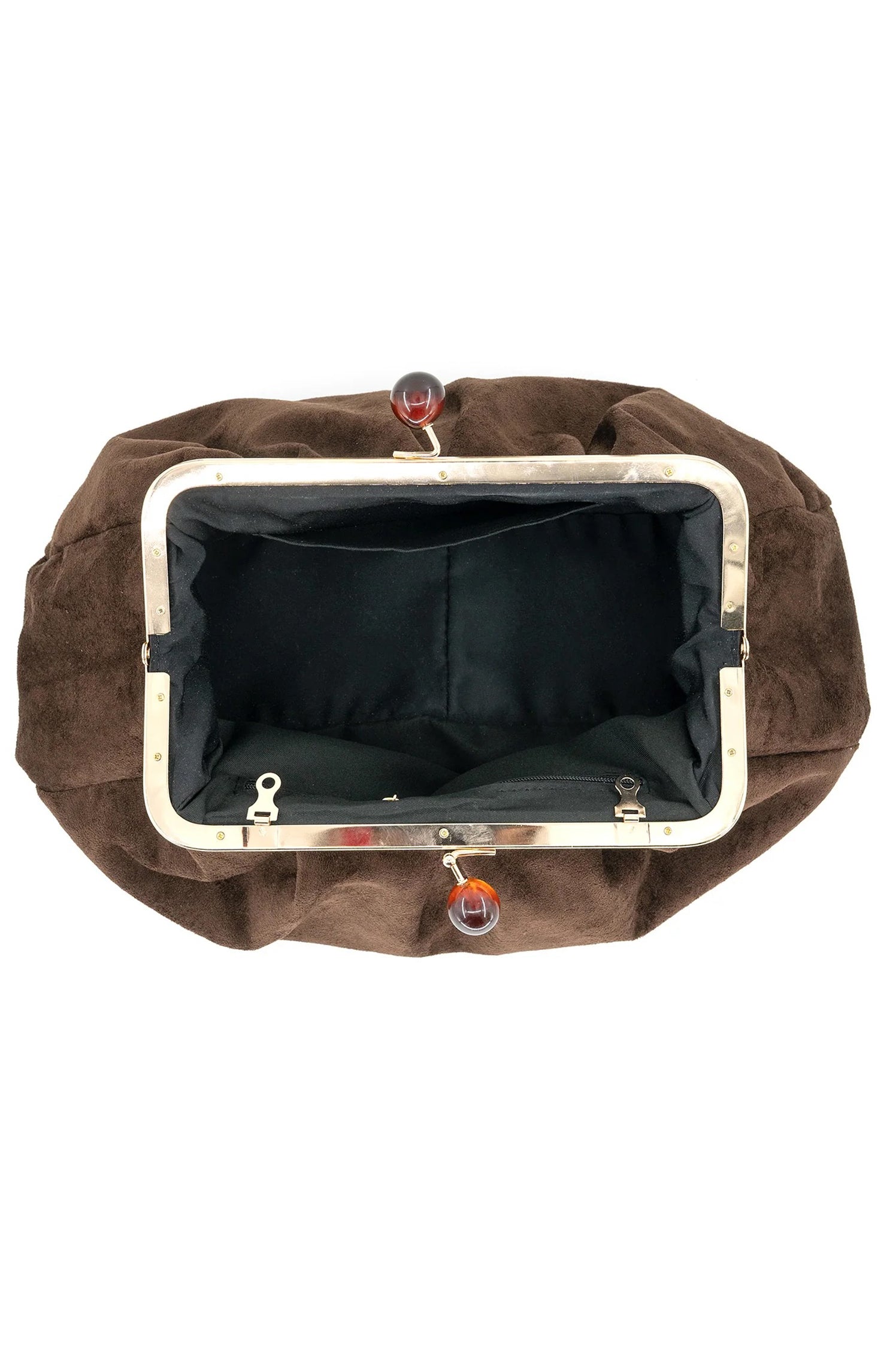Aura Suede Clutch
