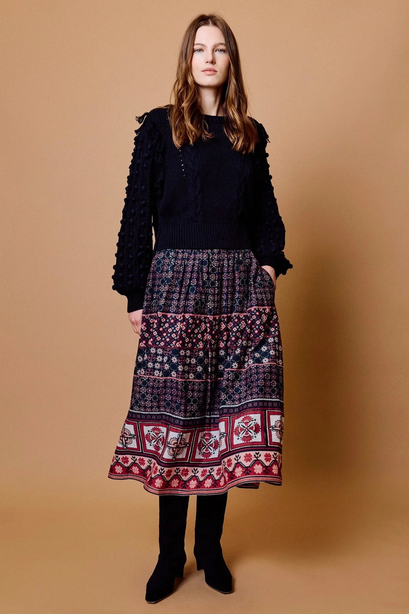 ANEETA MIDI SKIRT