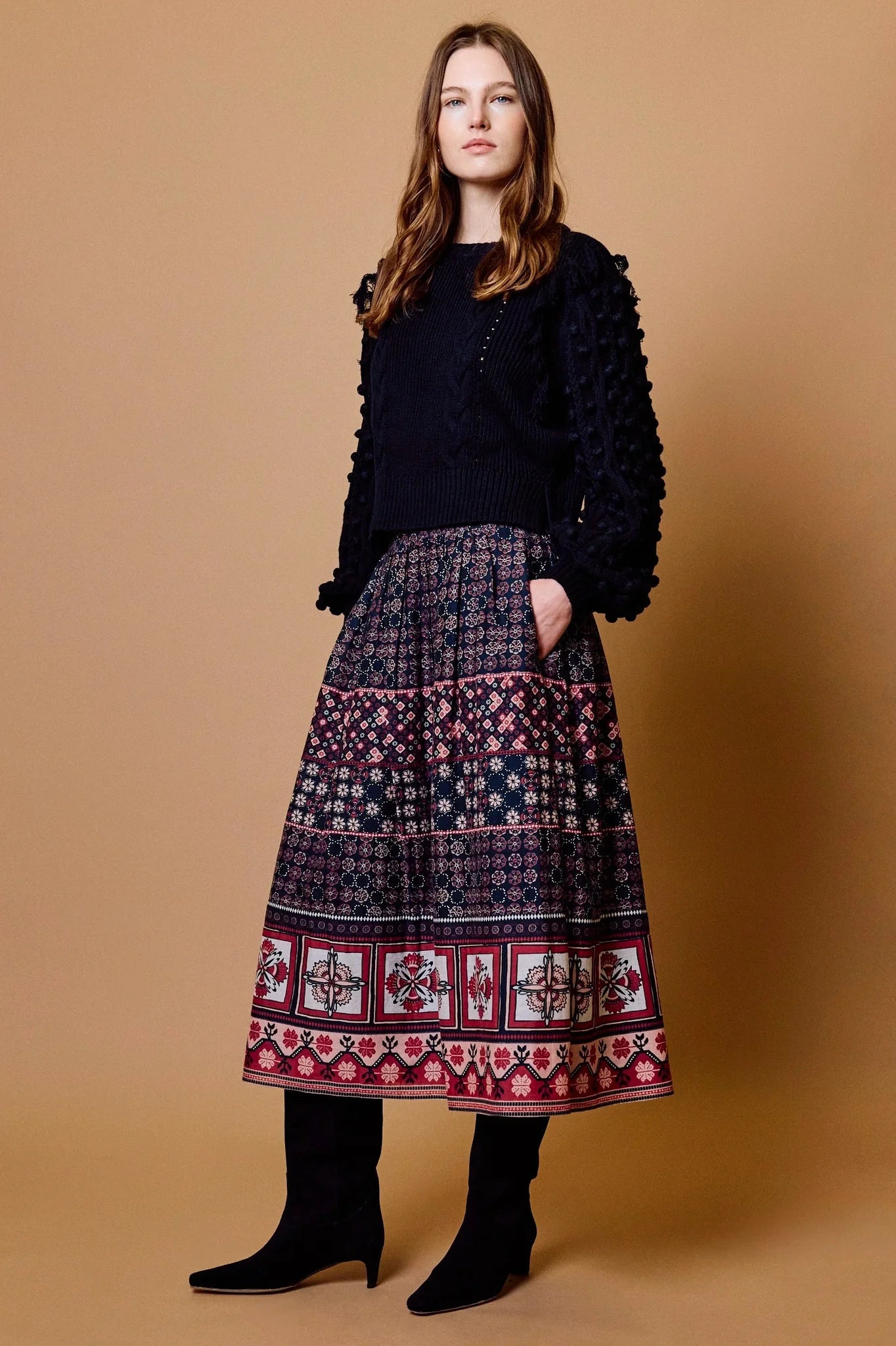 ANEETA MIDI SKIRT