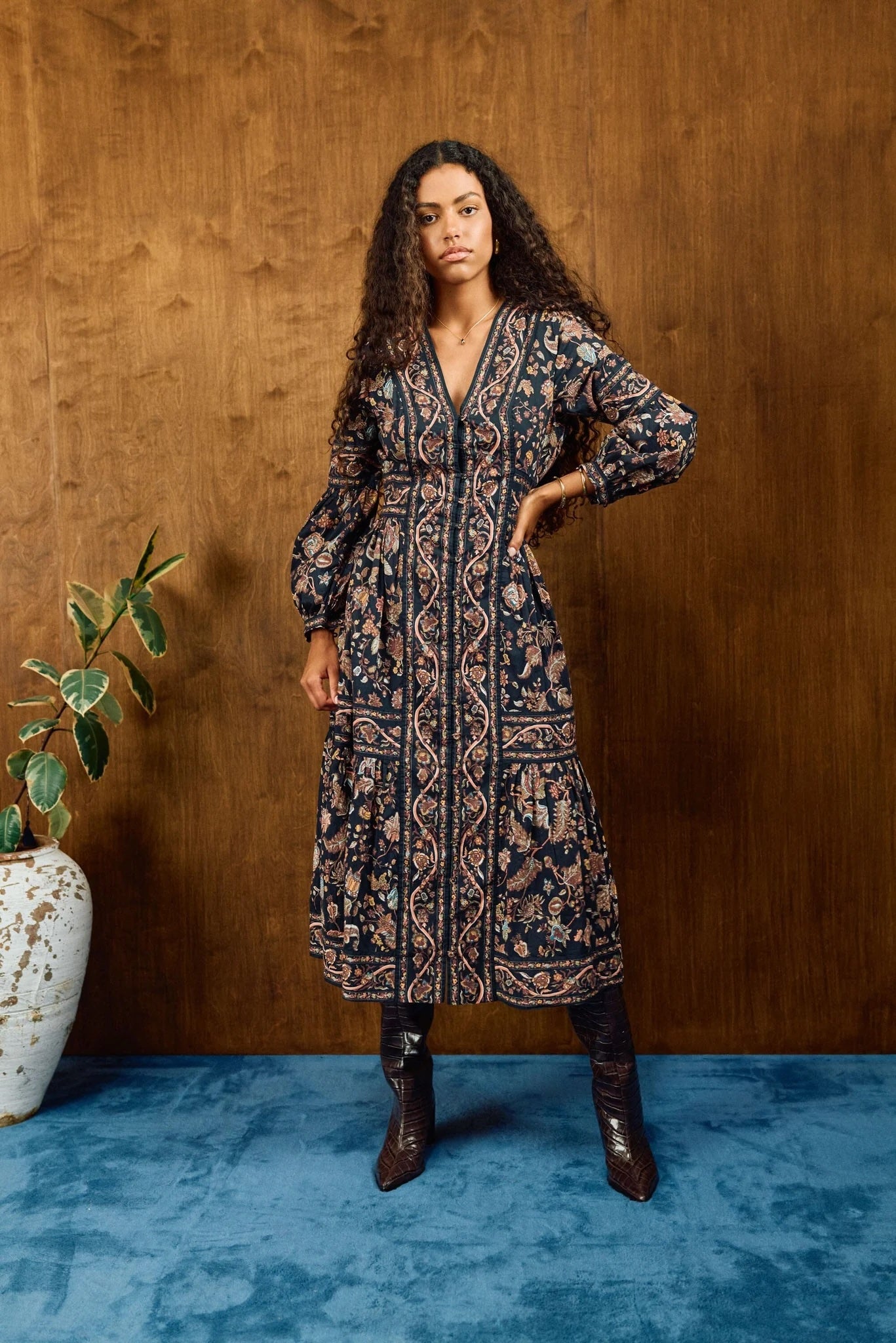 MELODY MIDI DRESS