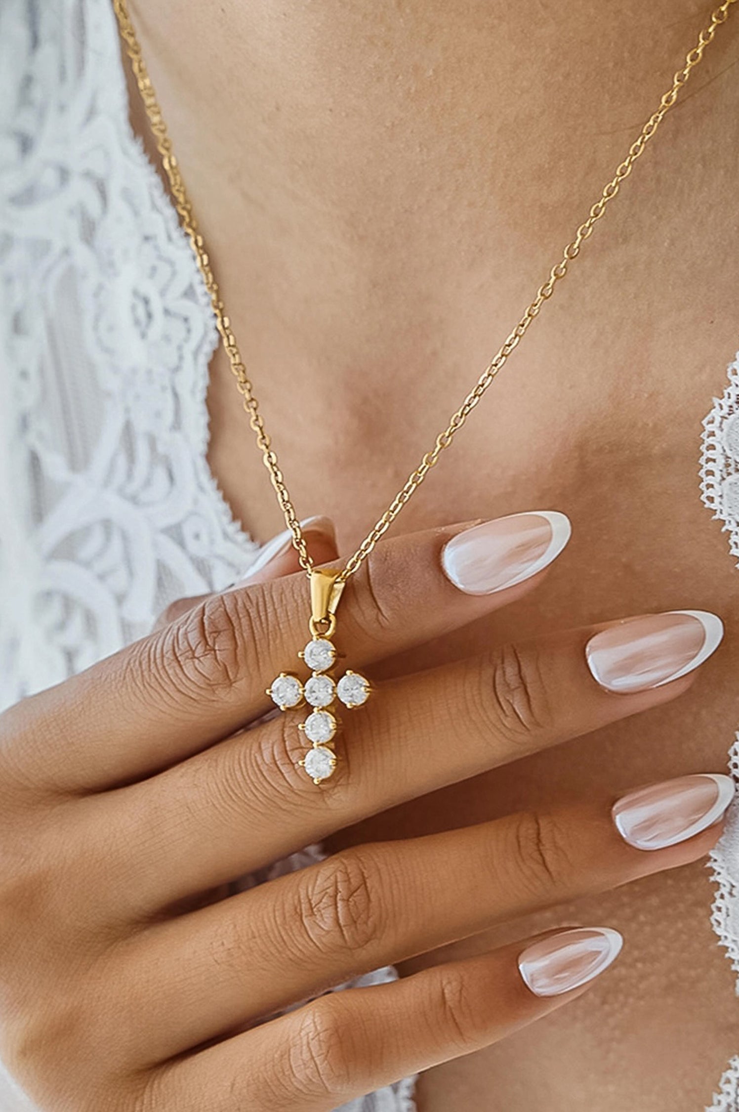 Raimon Dainty Cross Necklace