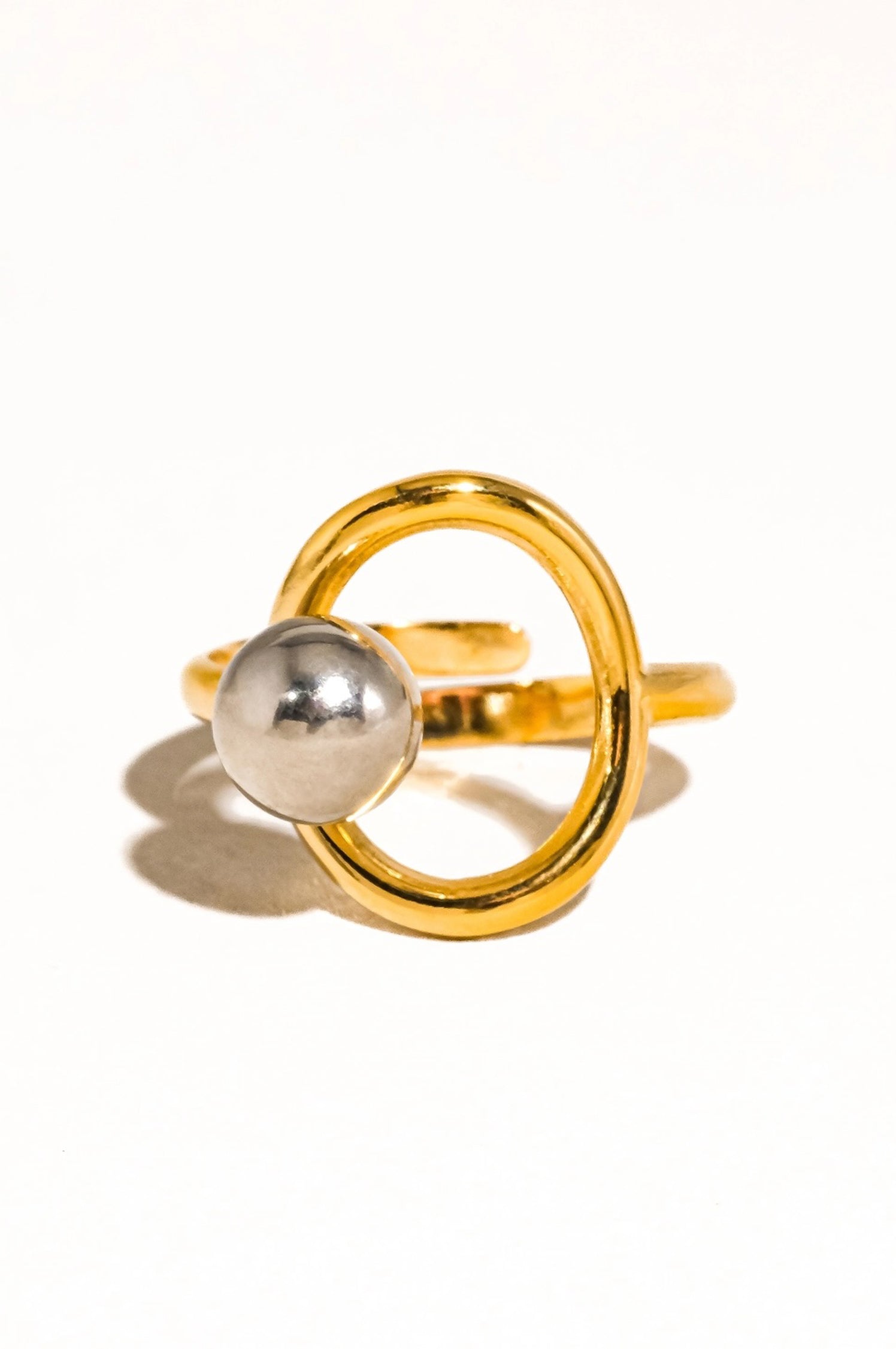 Sibylle Two Tone Round Ring