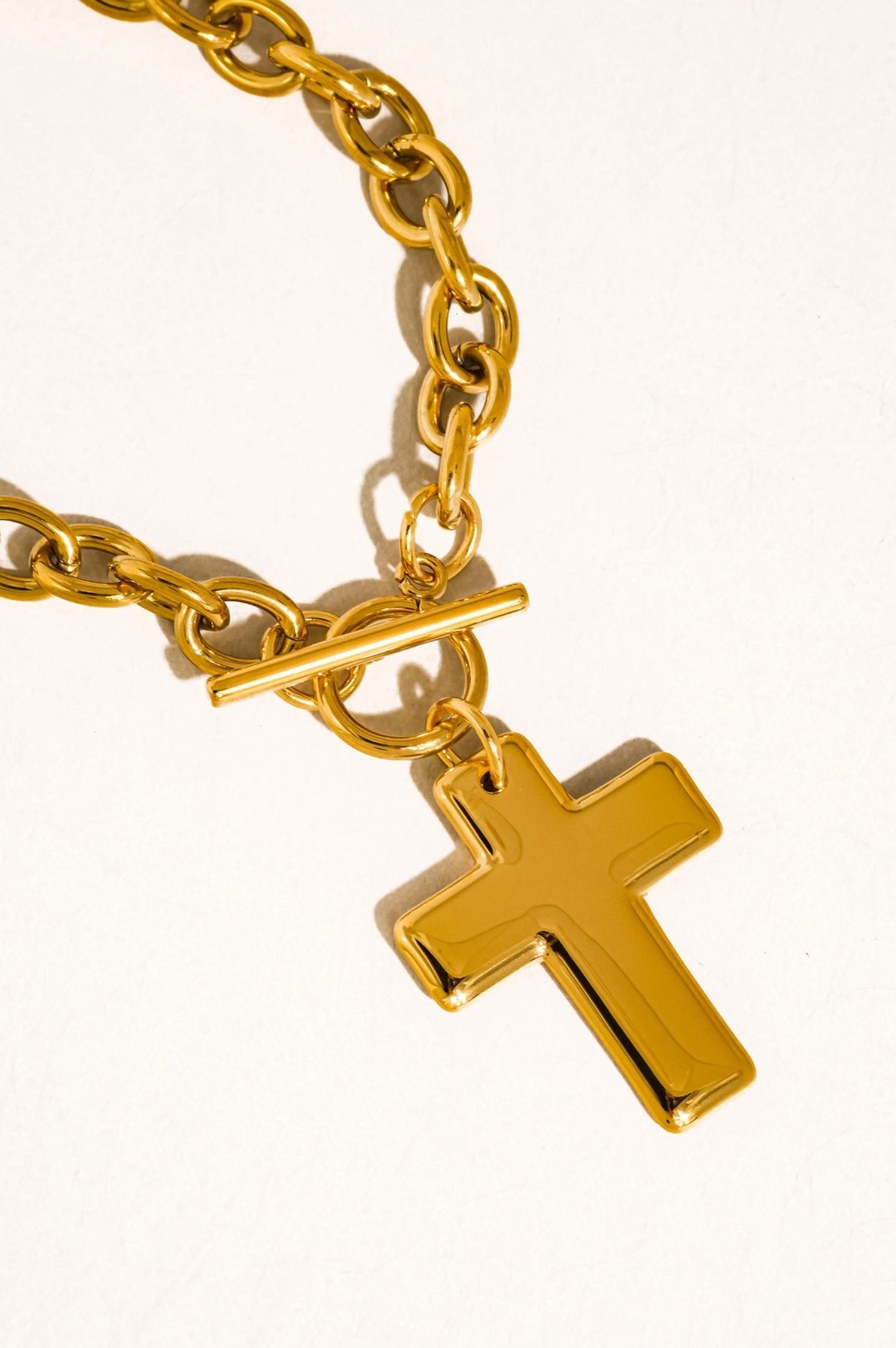 Trinite Cross Pendant Necklace