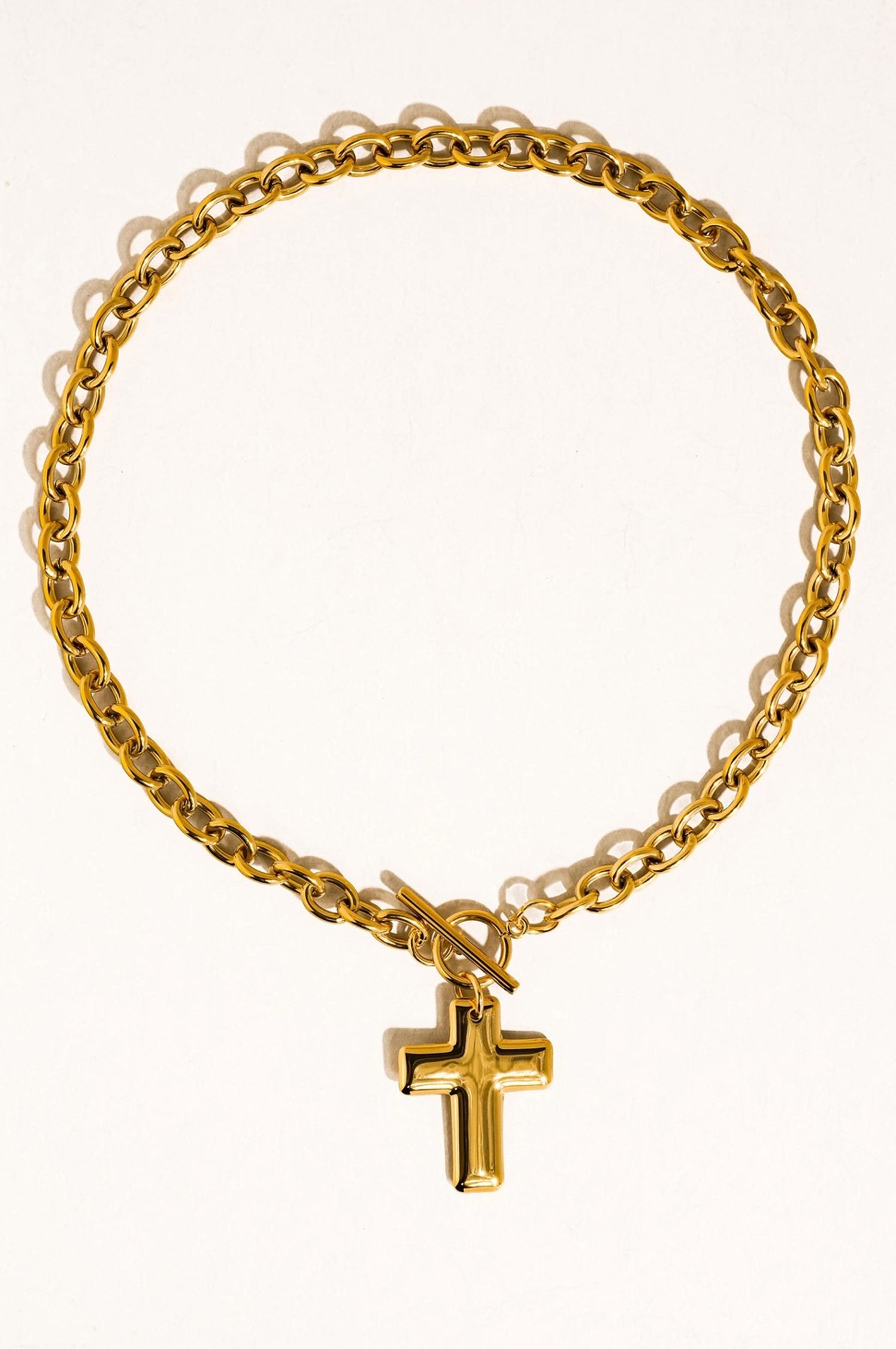 Trinite Cross Pendant Necklace