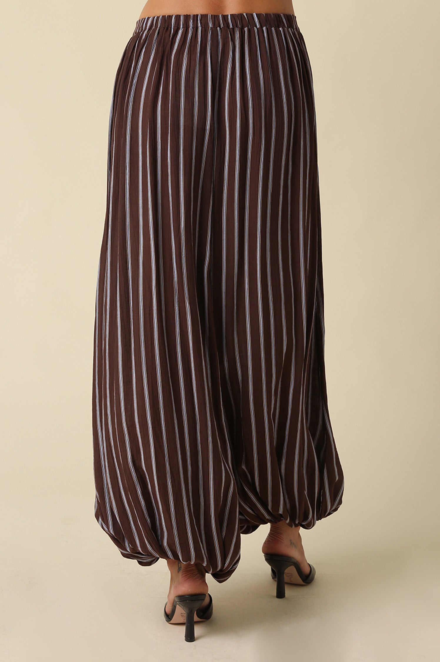 Gloria Stripe Barrel Pants
