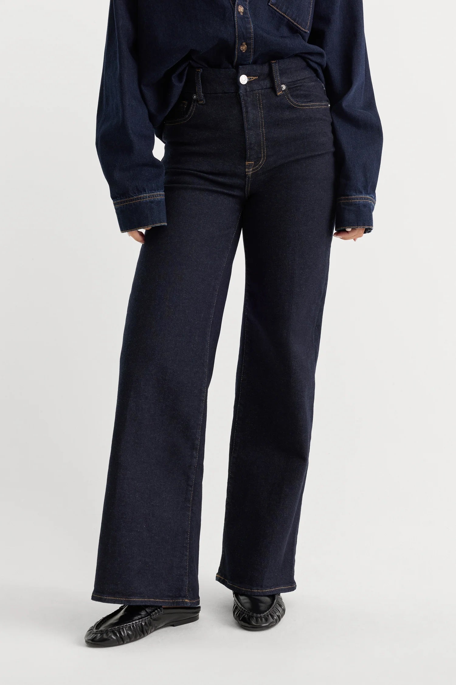 ALWAYS FITS SLIM PALAZZO JEANS