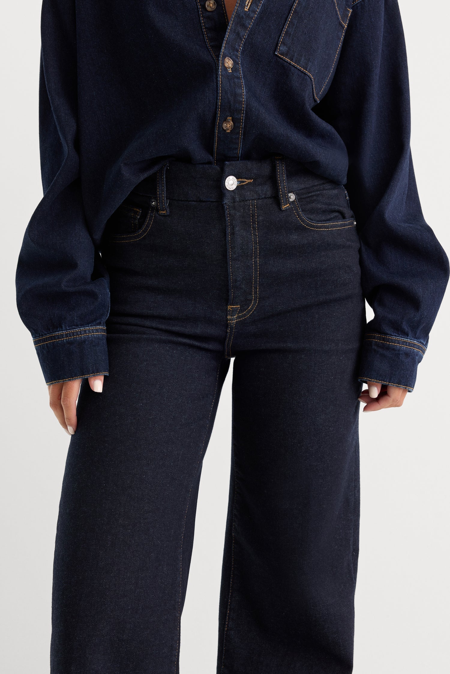 ALWAYS FITS SLIM PALAZZO JEANS