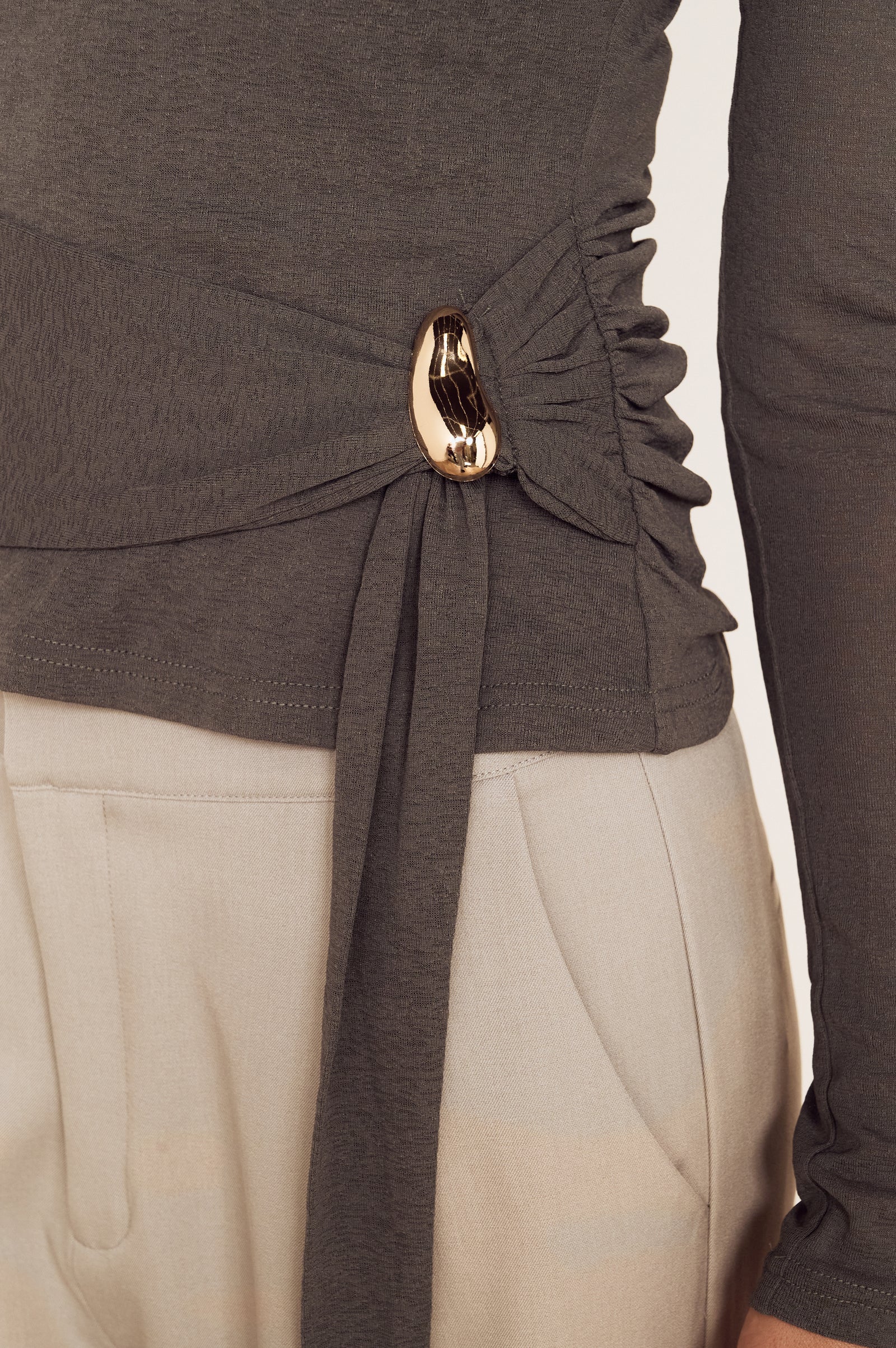 LUNAR TIE DETAIL TOP