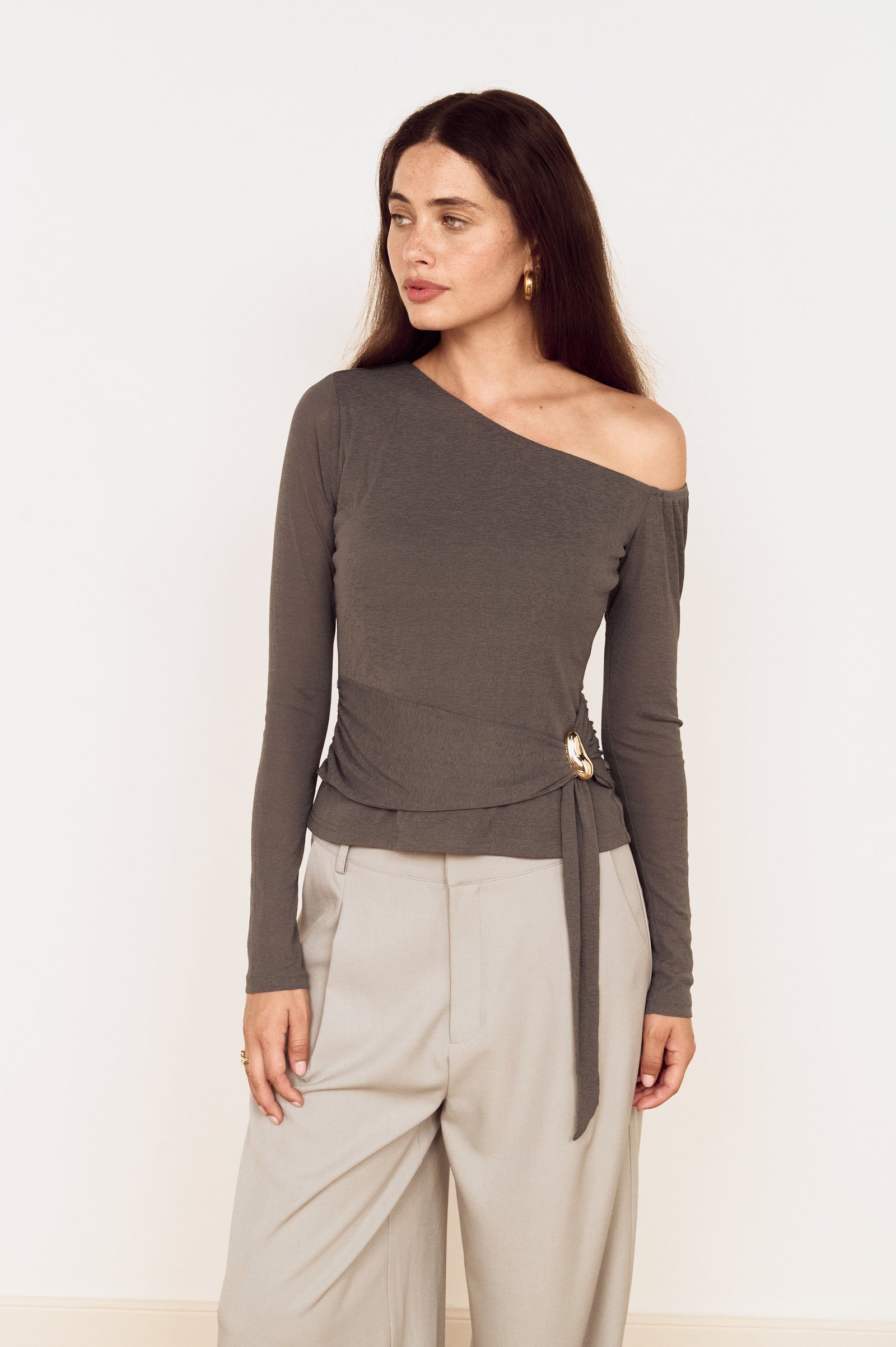 LUNAR TIE DETAIL TOP