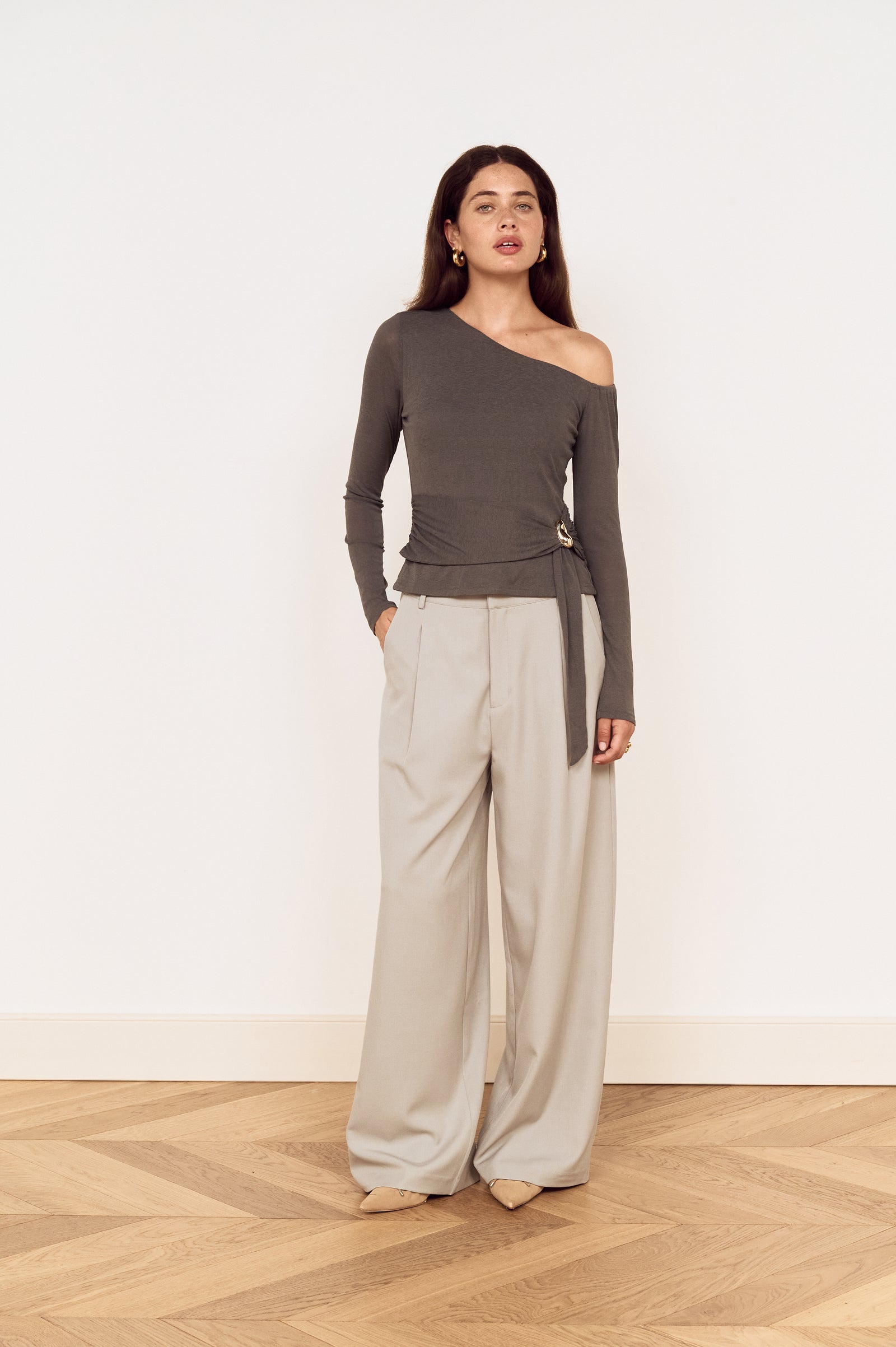 LUNAR TIE DETAIL TOP