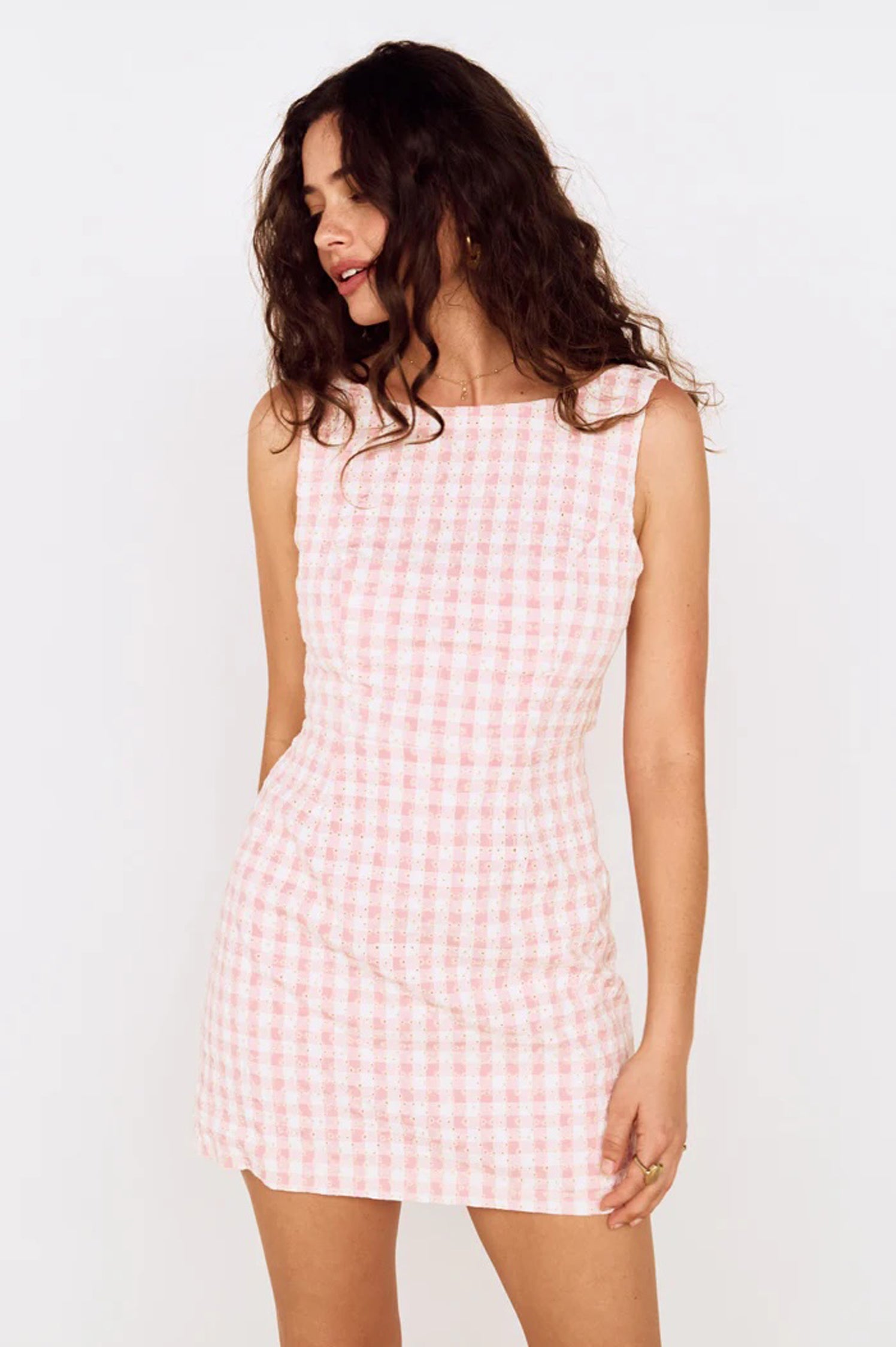 Sabina Tie Back Mini Dress