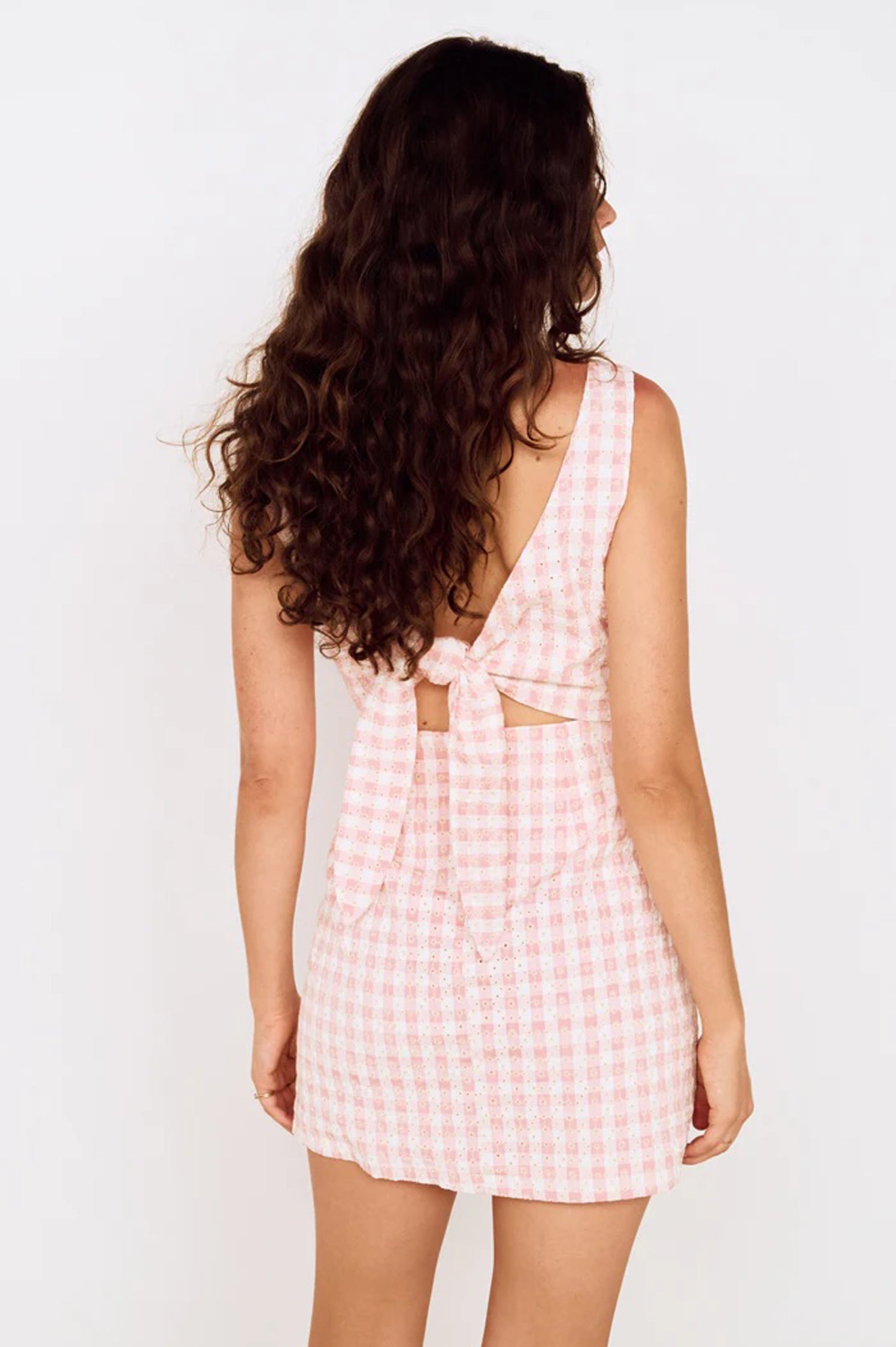 Sabina Tie Back Mini Dress