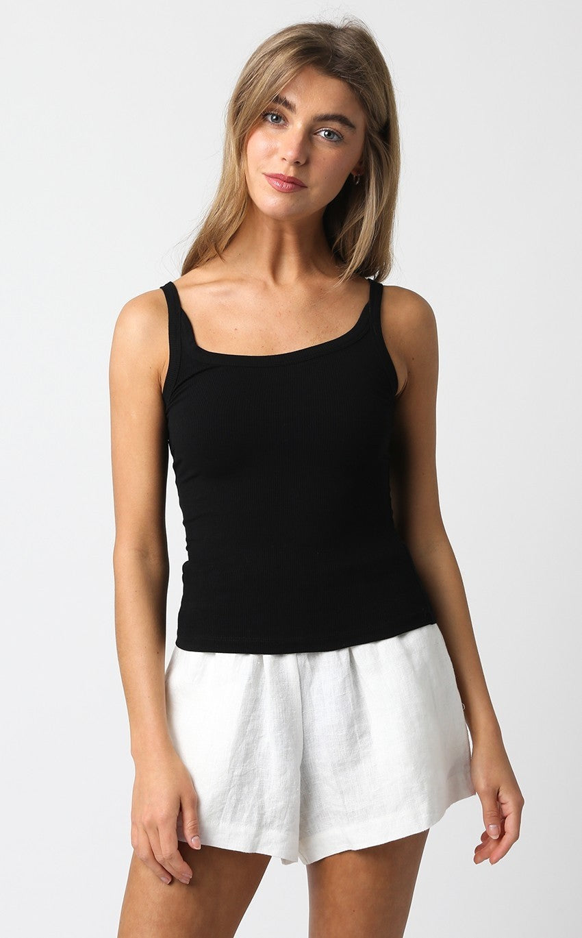 Amy Ribbed Tank Top