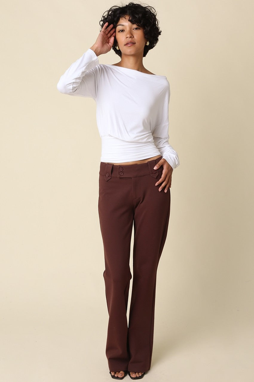 Helen Draped Waist Top
