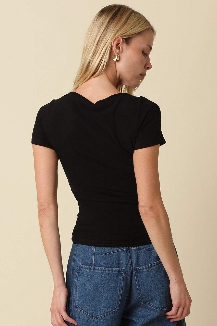 KRISTIN ESSENTIAL KNIT TOP