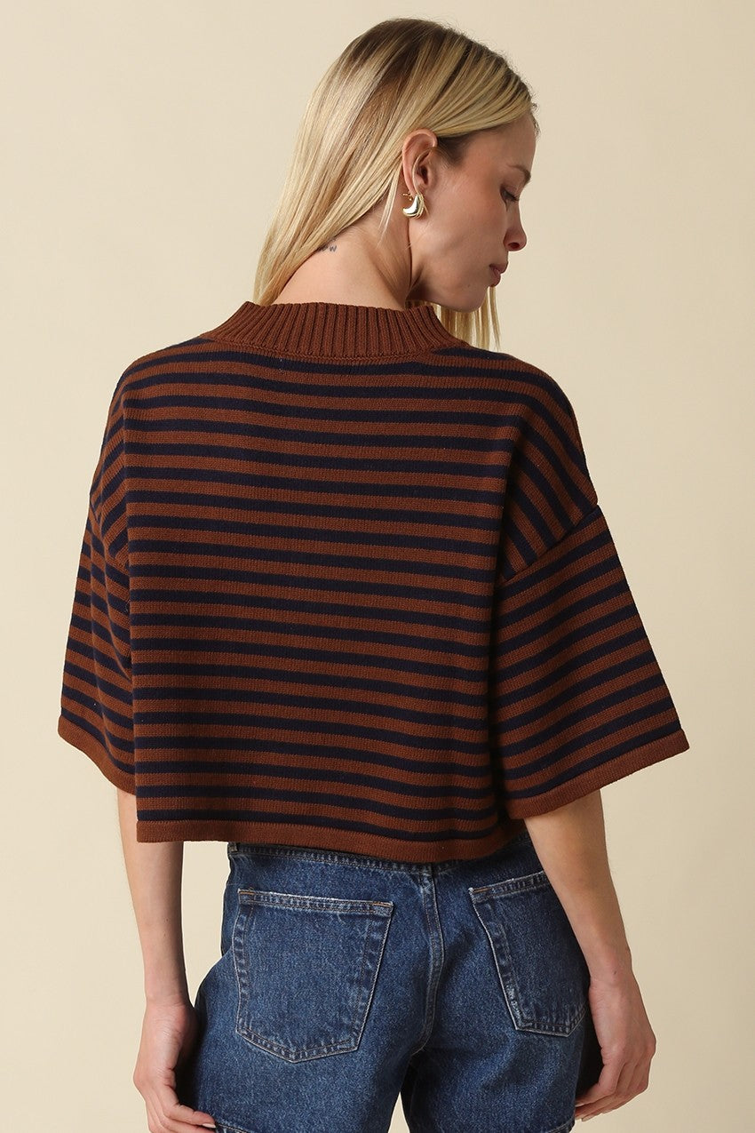 Natalia Stripe Knit Sweater
