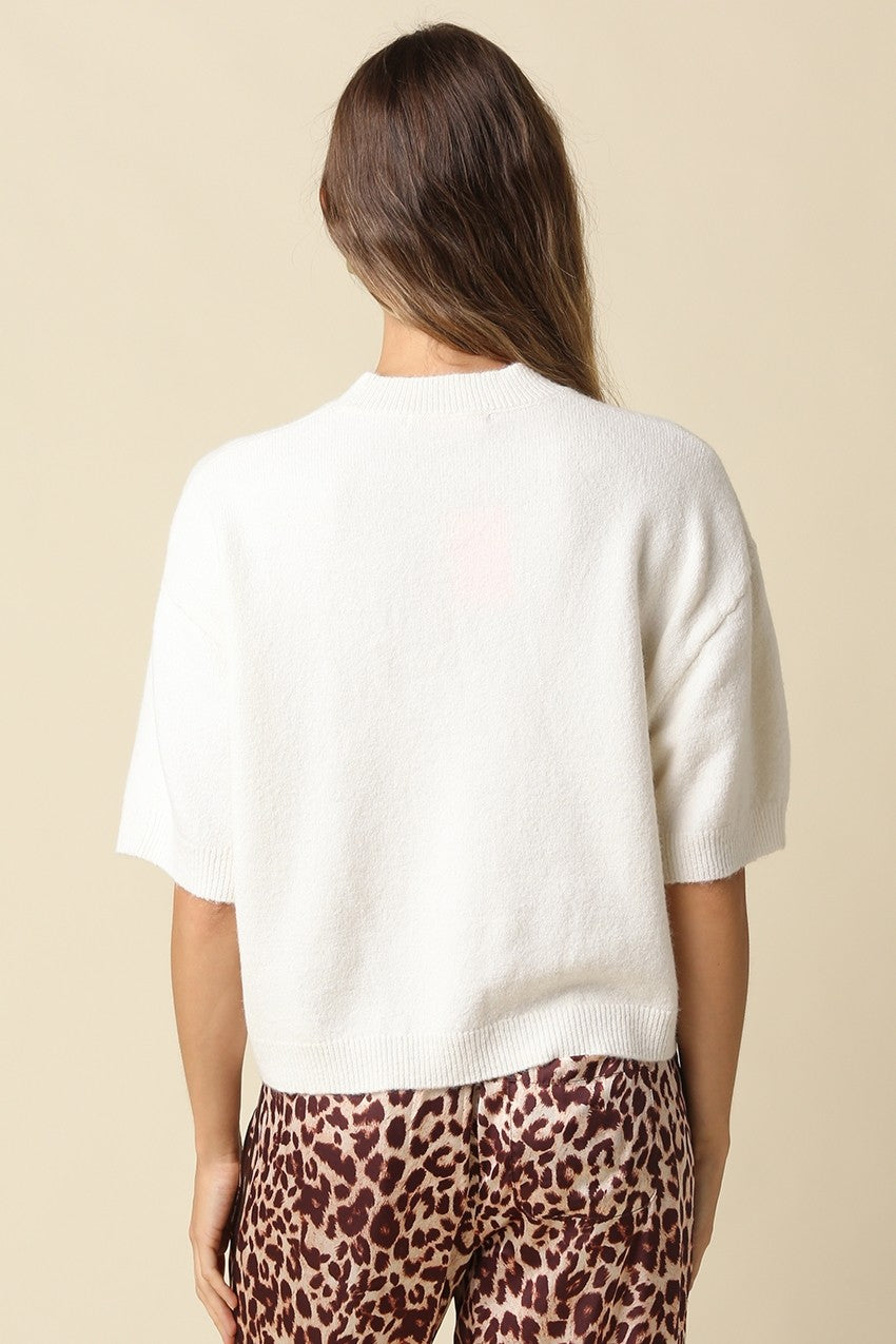 PARKER HALF SLEEVE SWEATER