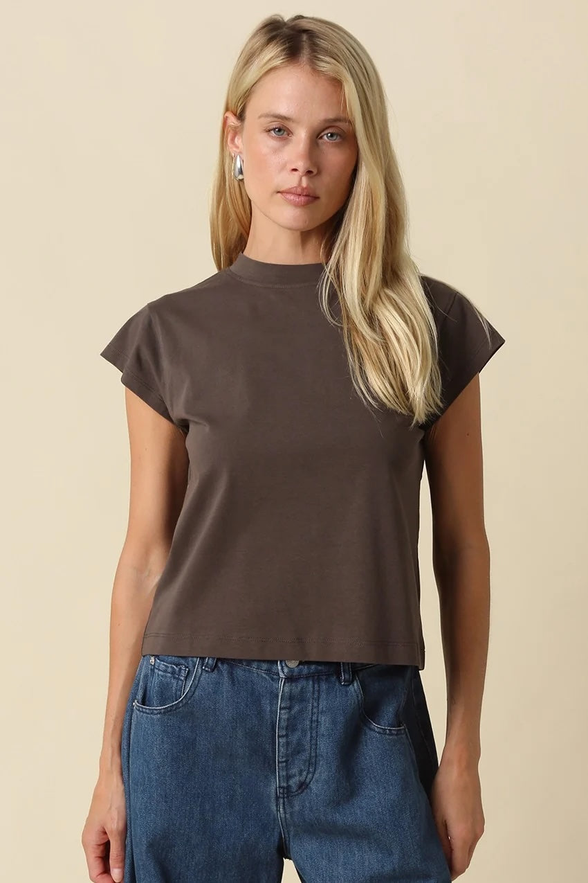 VALERIE CAP SLEEVE TEE