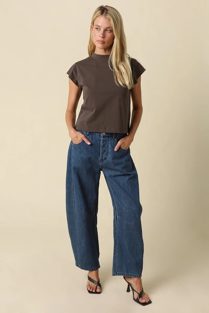 VALERIE CAP SLEEVE TEE