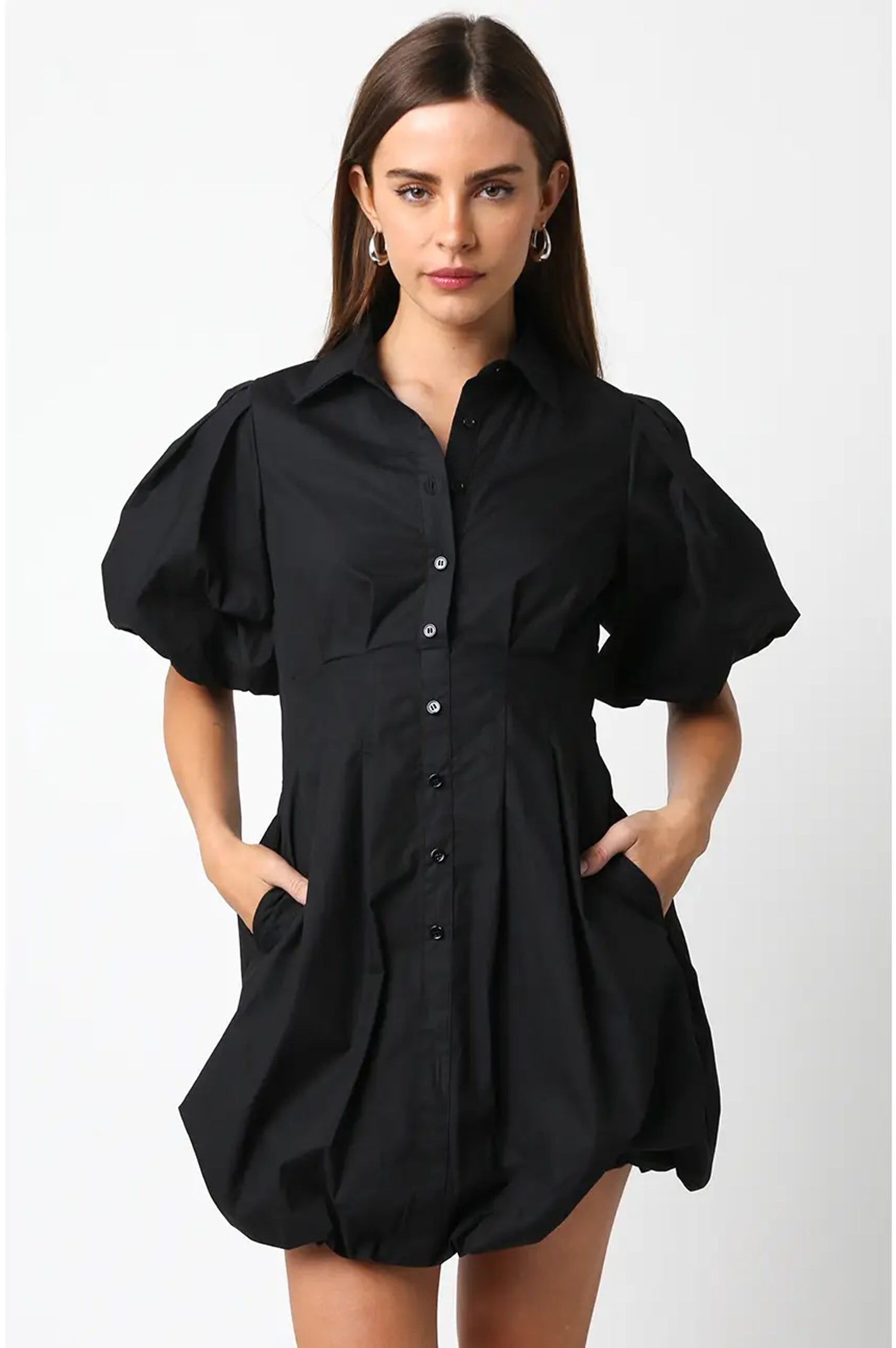 Valerie Puff Sleeve Mini Dress