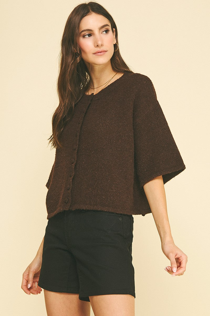 Sloane Button Front Cardigan
