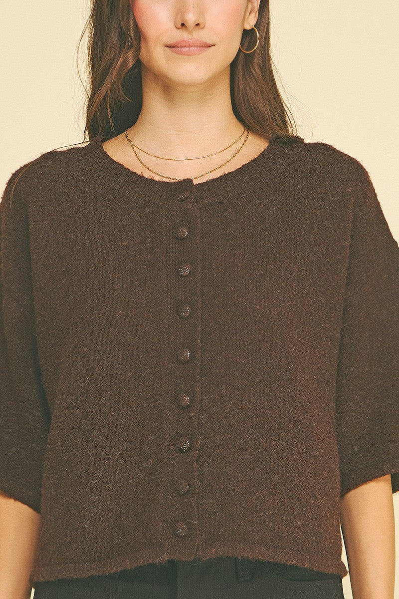 Sloane Button Front Cardigan