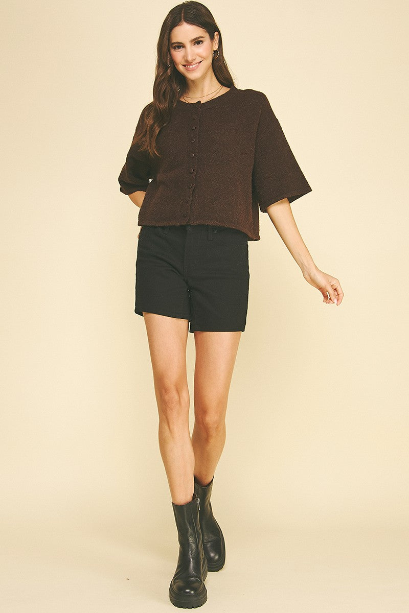 Sloane Button Front Cardigan