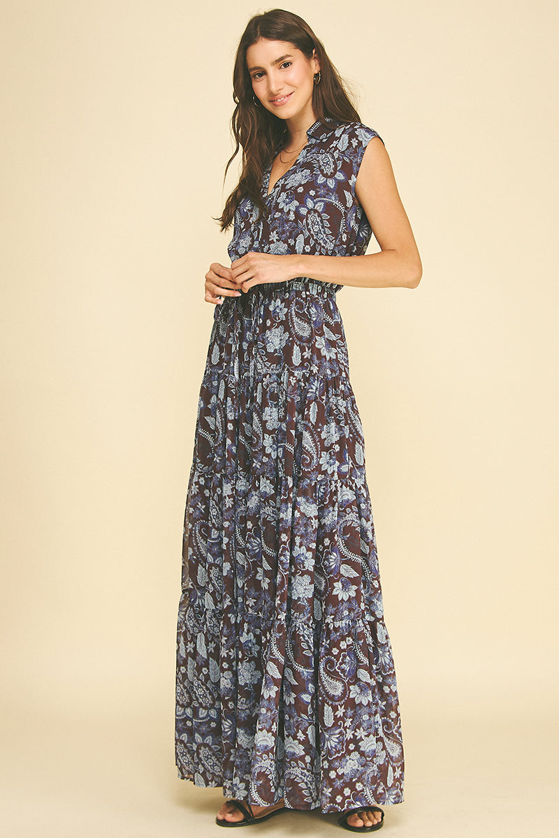 Iris Floral Maxi Dress