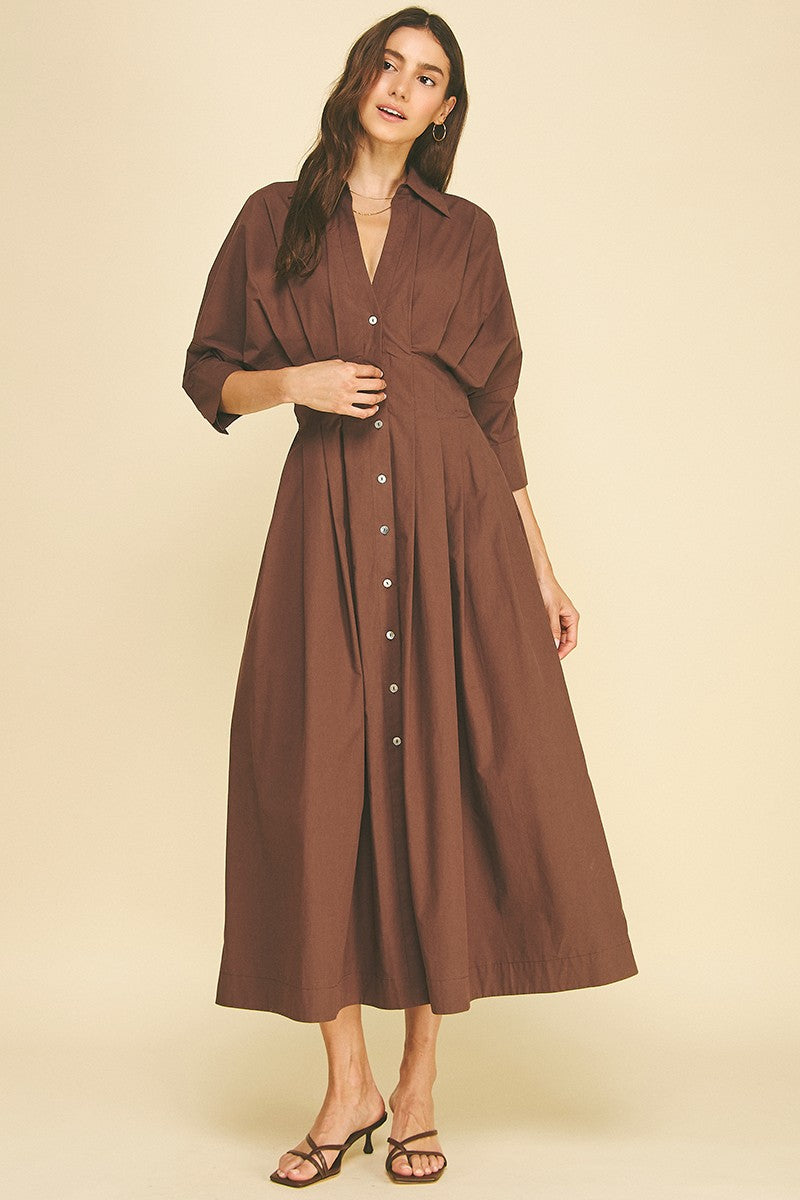 Margot Button Down Dress